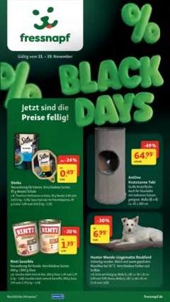 Fressnapf - Black Friday ab 13.11.2025 gültig