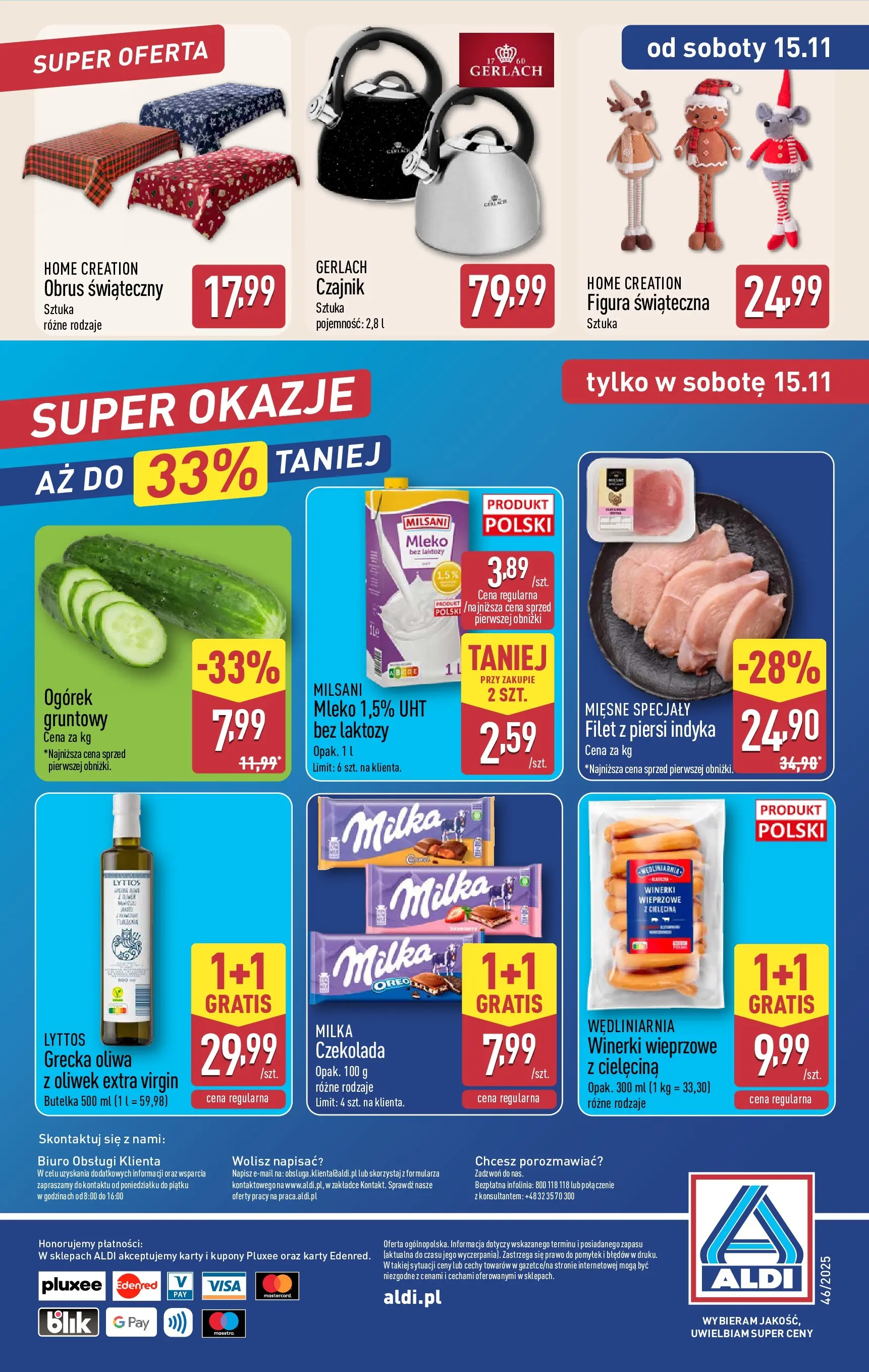 Aldi Gazetka - Okazje na weekend od 13.11.2025 - Ulotka PDF, promocje | Strona: 10 | Produkty: Piersi, Milka, Mleko, Czekolada