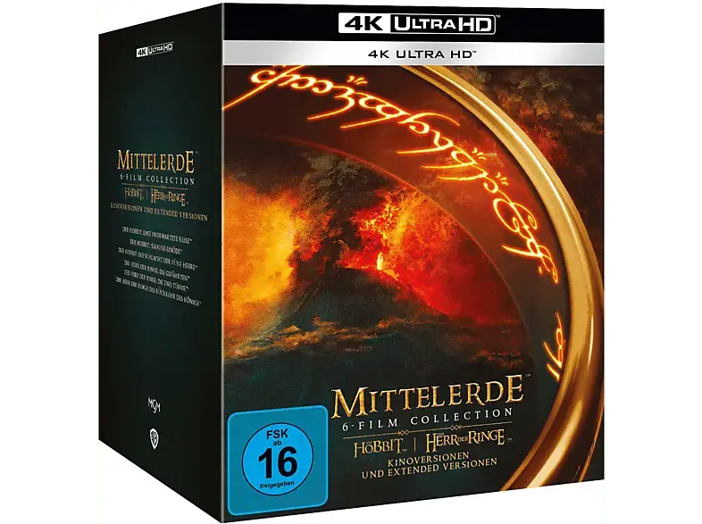 Mittelerde 6-Film Collection [4K Ultra HD Blu-ray]