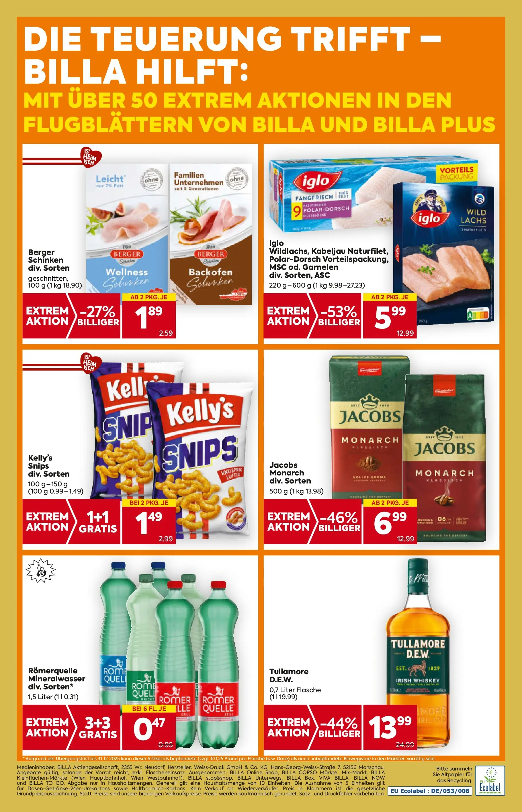 Billa - BILLA: Flugblatt gültig bei BILLA & BILLA PLUS ab 12.11.2025 - Angebote, Prospekt | Seite: 20