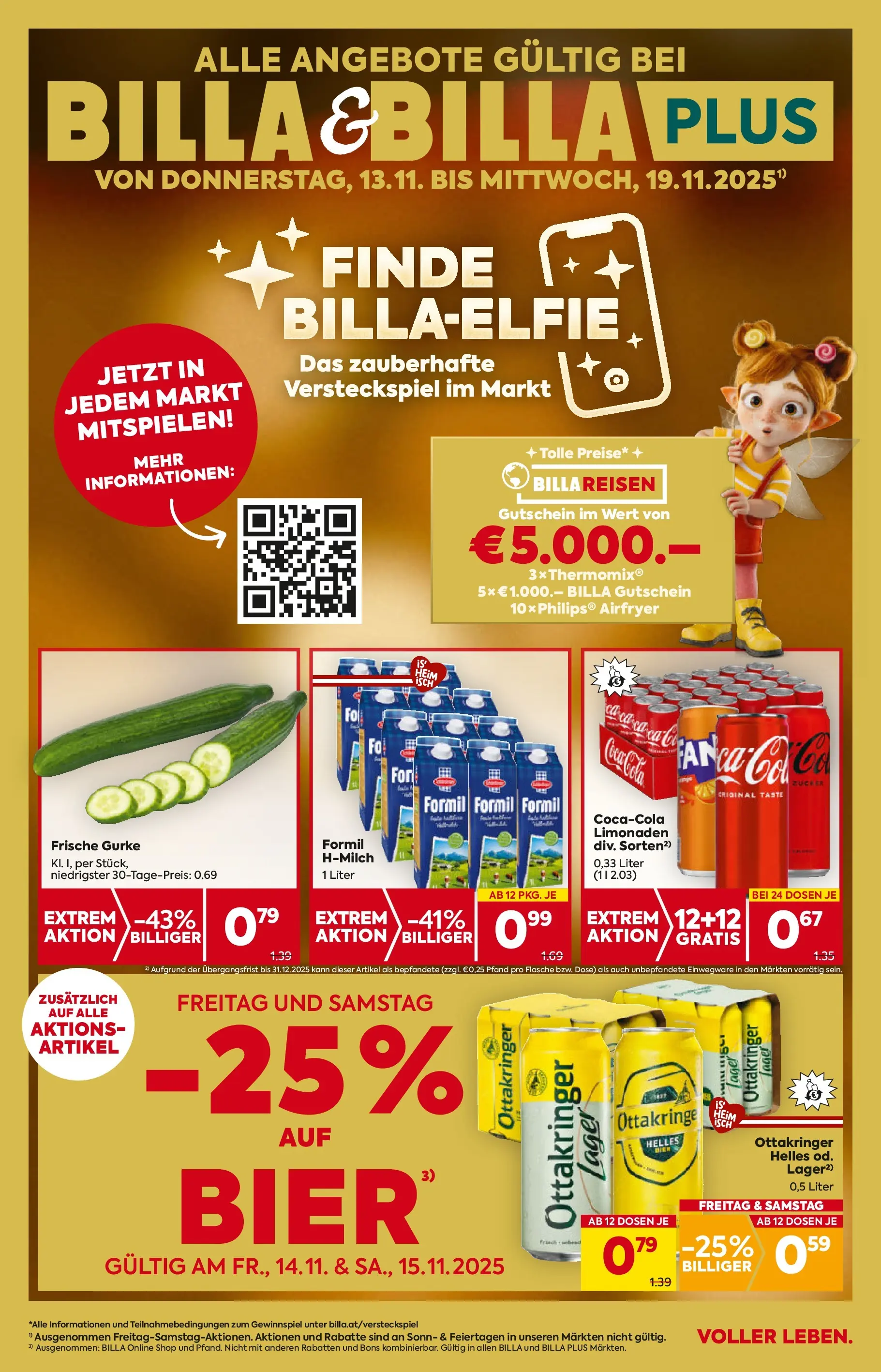 Billa - BILLA: Flugblatt gültig bei BILLA & BILLA PLUS ab 12.11.2025 - Angebote, Prospekt | Seite: 1