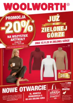 Pogląd oferty "Woolworth Gazetka - Już w Zielona Góra" - ważna od 12.11.2025