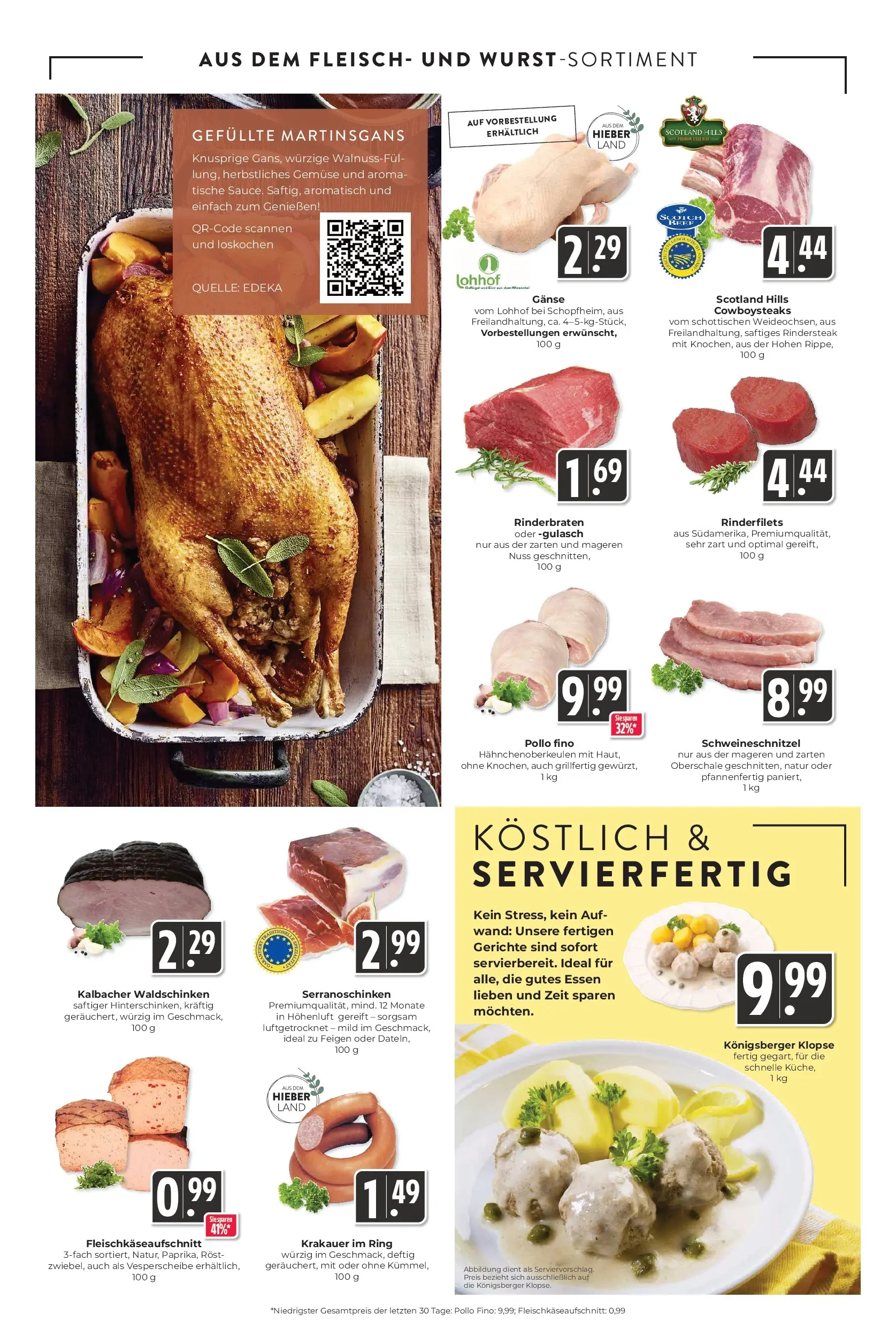Entdecke - Hieber's Frischecenter: Meine Woche (ab 09.11.2025) zum Blättern | Seite: 5 | Produkte: Rinderbraten, Gemüse, Gulasch, Fleisch