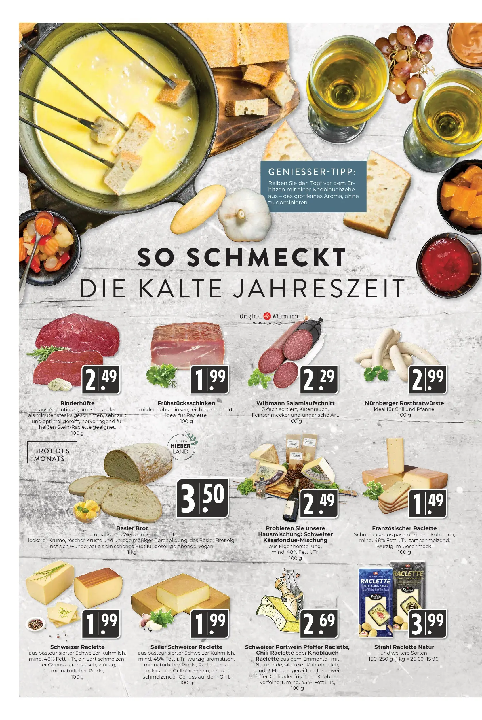 Entdecke - Hieber's Frischecenter: Meine Woche (ab 09.11.2025) zum Blättern | Seite: 10 | Produkte: Grill, Knoblauch, Chili, Brot