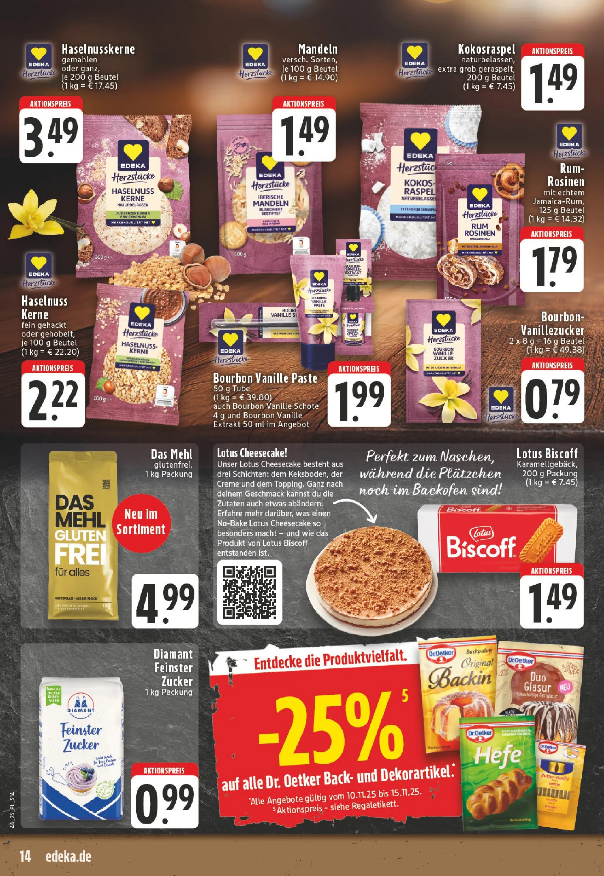 Edeka prospekt Eschweiler-Dürwiß	 (ab 09.11.2025) » Angebote Online | Seite: 14 | Produkte: Rum, Creme, Backofen, Bourbon