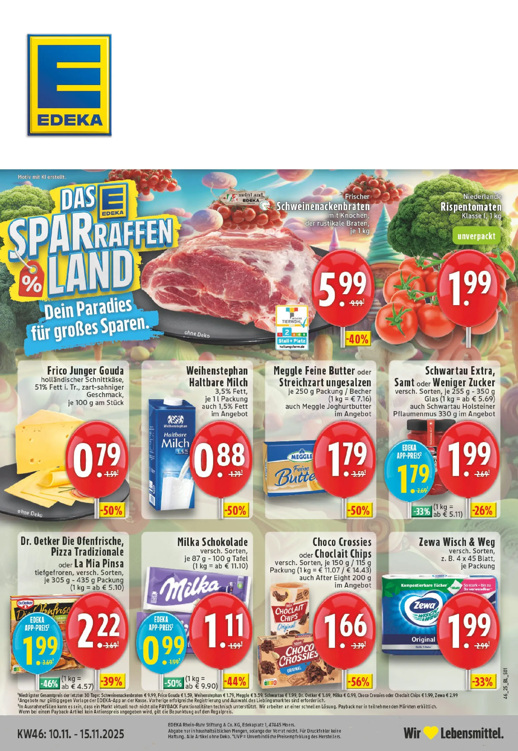 Edeka prospekt Lingen-Bramsche	 (ab 09.11.2025) » Angebote Online | Seite: 1