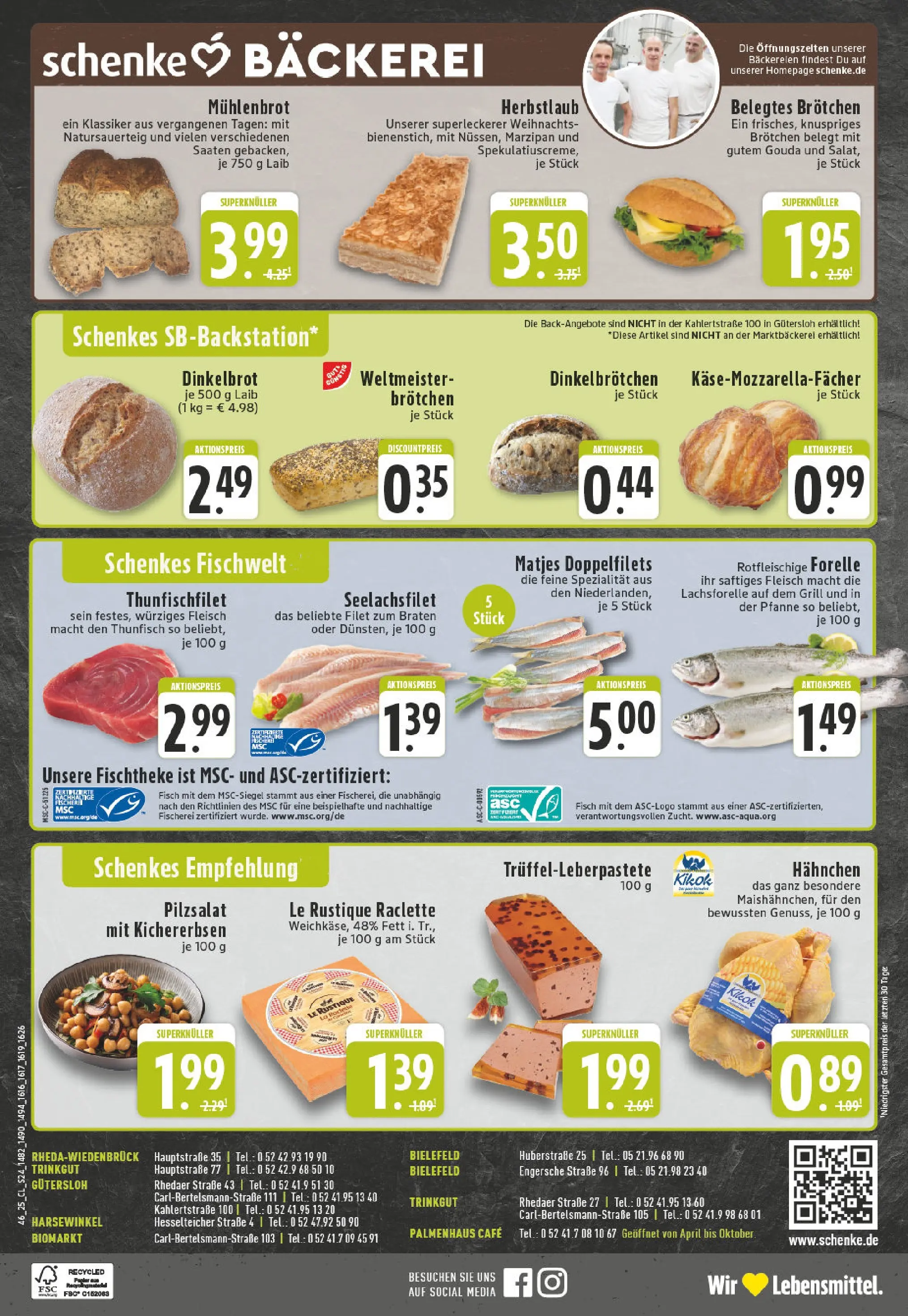 Edeka prospekt Harsewinkel	 (ab 10.11.2025) » Angebote Online | Seite: 24 | Produkte: Grill, Hahnchen, Bäckerei, Gouda