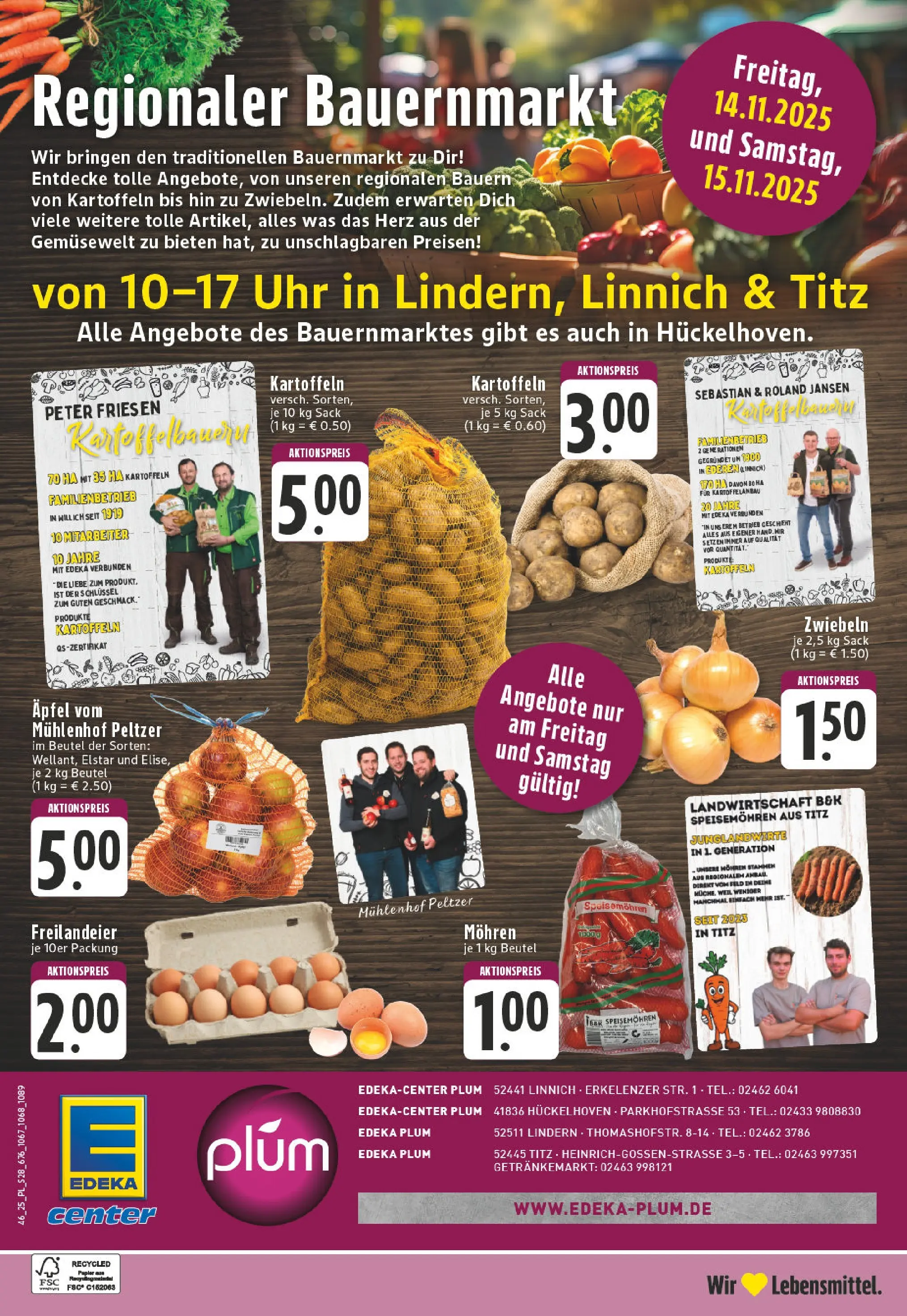 Edeka prospekt Linnich	 (ab 09.11.2025) » Angebote Online | Seite: 28 | Produkte: Äpfel, Kartoffeln, Zwiebeln, Uhr