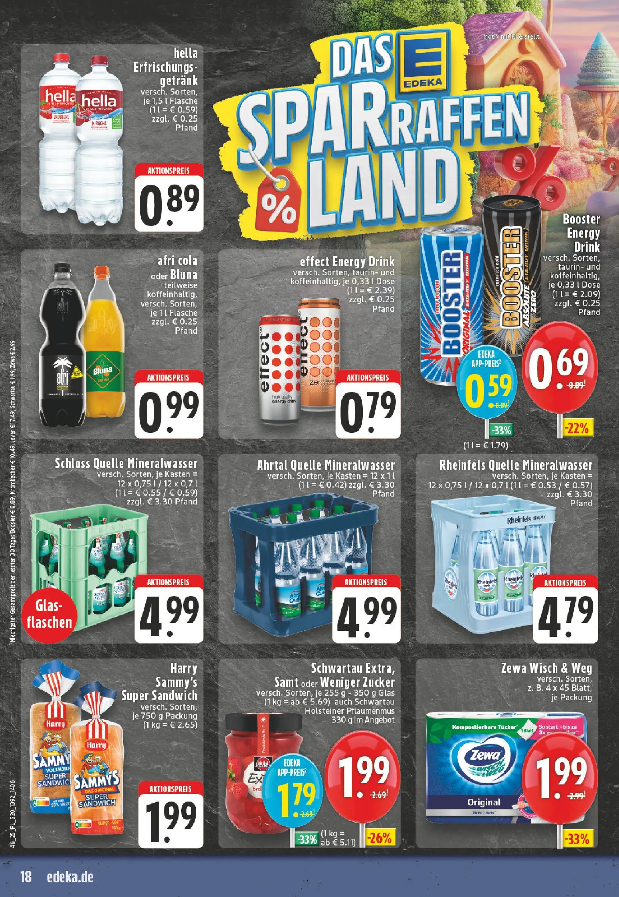 Edeka prospekt Bocholt - Holtwick	 (ab 09.11.2025) » Angebote Online | Seite: 20 | Produkte: Cola, Mineralwasser, Krombacher, Rheinfels quelle
