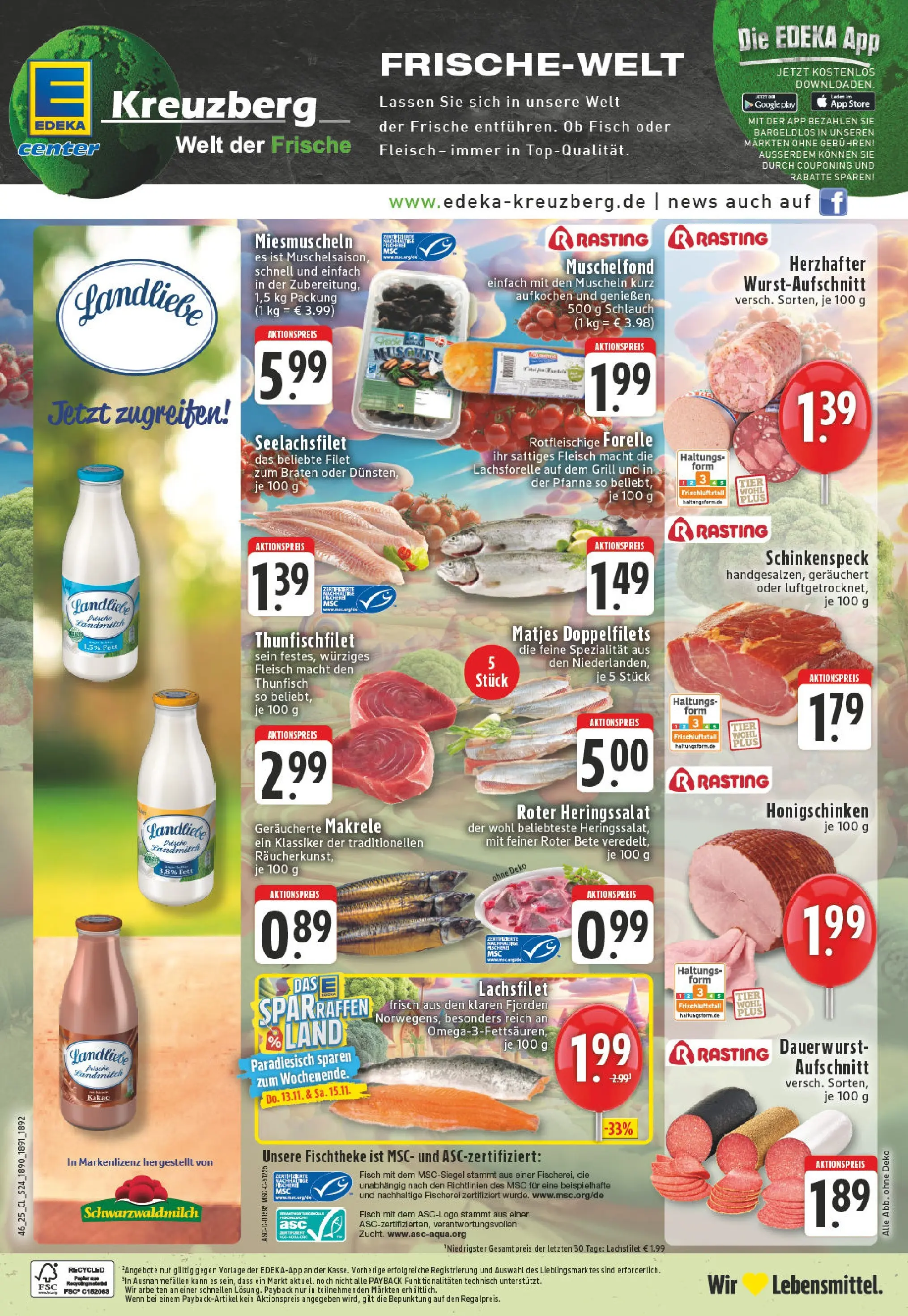 Edeka prospekt Koblenz	 (ab 09.11.2025) » Angebote Online | Seite: 24 | Produkte: Grill, Thunfisch, Fisch, Fleisch