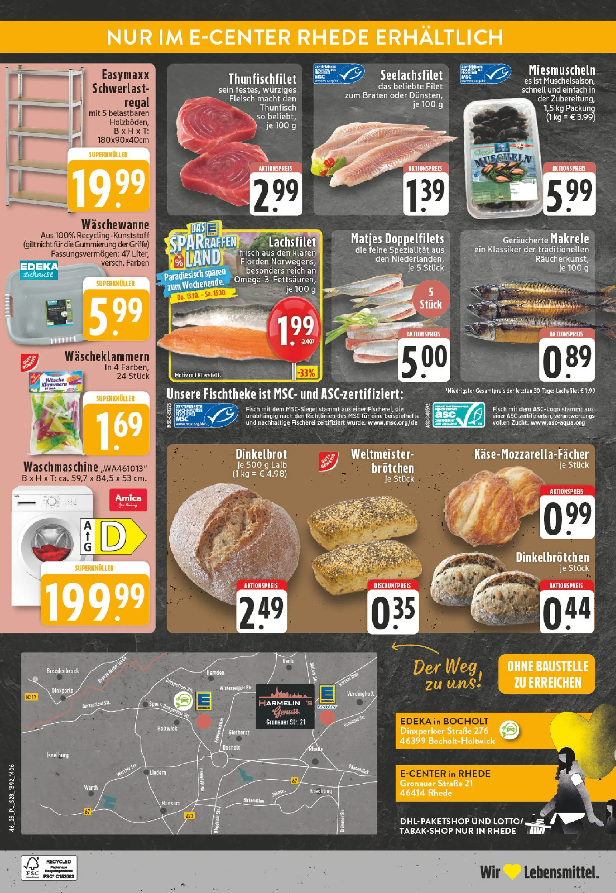 Edeka prospekt Bocholt - Holtwick	 (ab 09.11.2025) » Angebote Online | Seite: 28 | Produkte: Thunfisch, Mozzarella, Schwerlastregal, Fleisch
