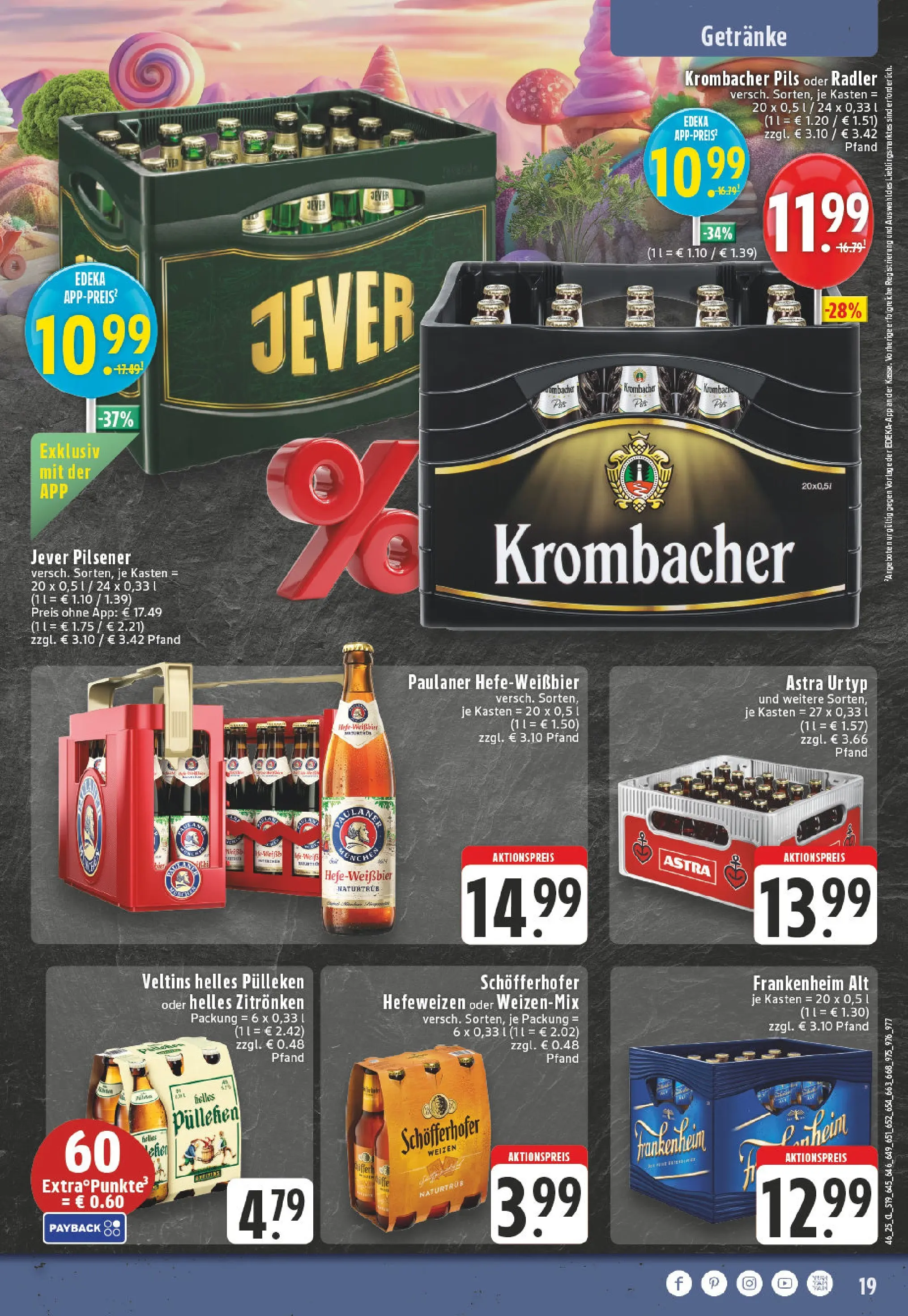 Edeka prospekt Moers - Asberg	 (ab 09.11.2025) » Angebote Online | Seite: 19 | Produkte: Pils, Astra, Paulaner, Veltins