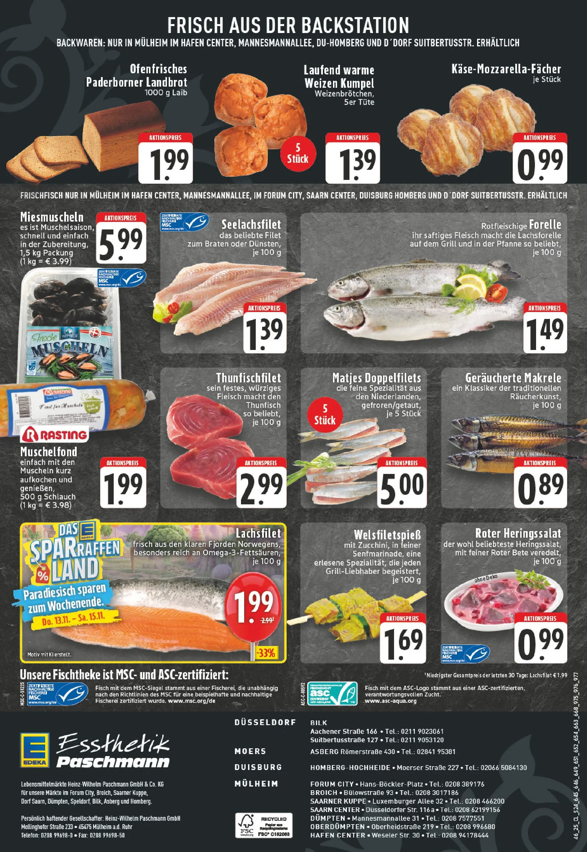 Edeka prospekt Moers - Asberg	 (ab 09.11.2025) » Angebote Online | Seite: 24 | Produkte: Grill, Thunfisch, Mozzarella, Telefon