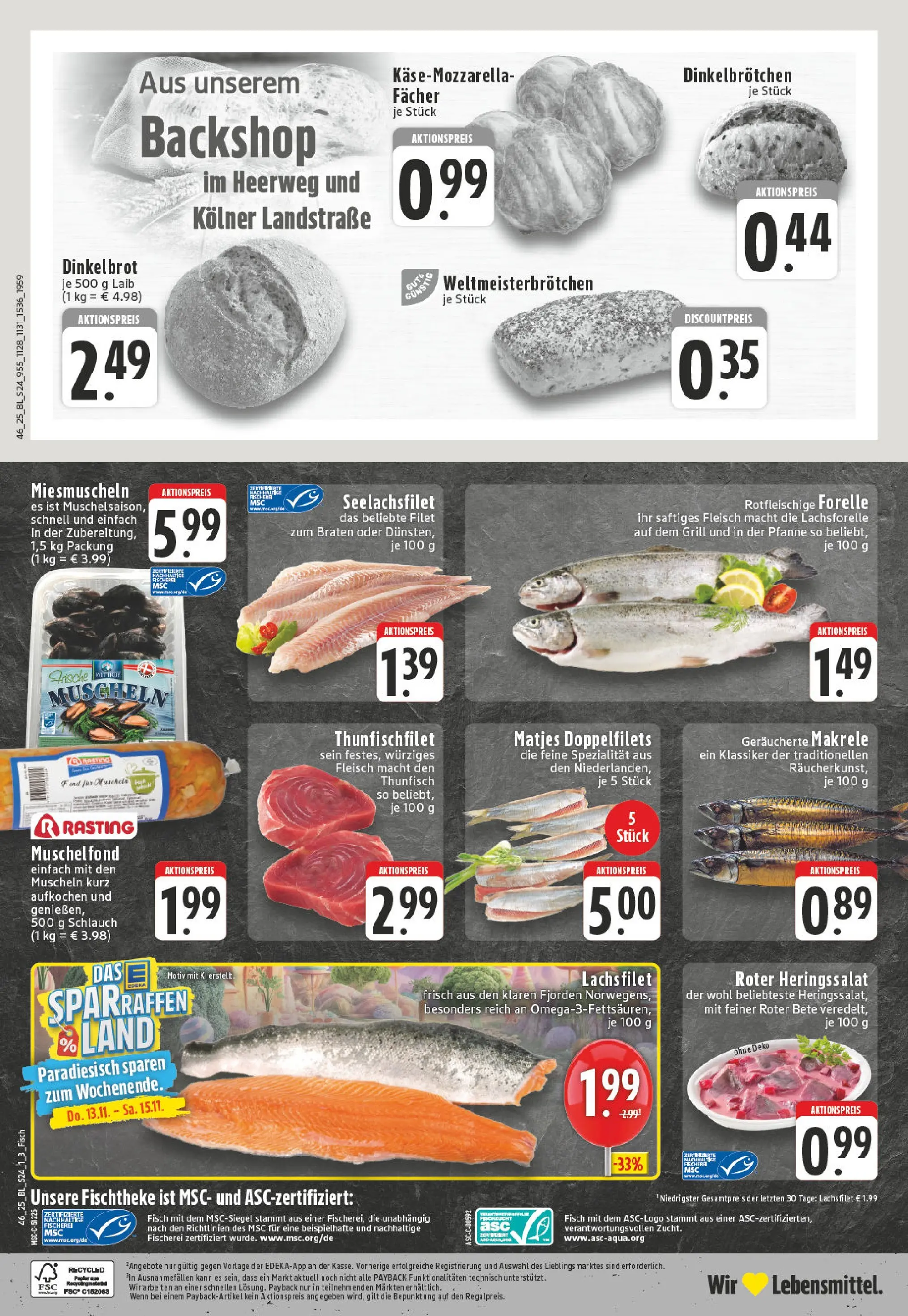 Edeka prospekt Niederzier	 (ab 09.11.2025) » Angebote Online | Seite: 24 | Produkte: Grill, Thunfisch, Fisch, Fleisch