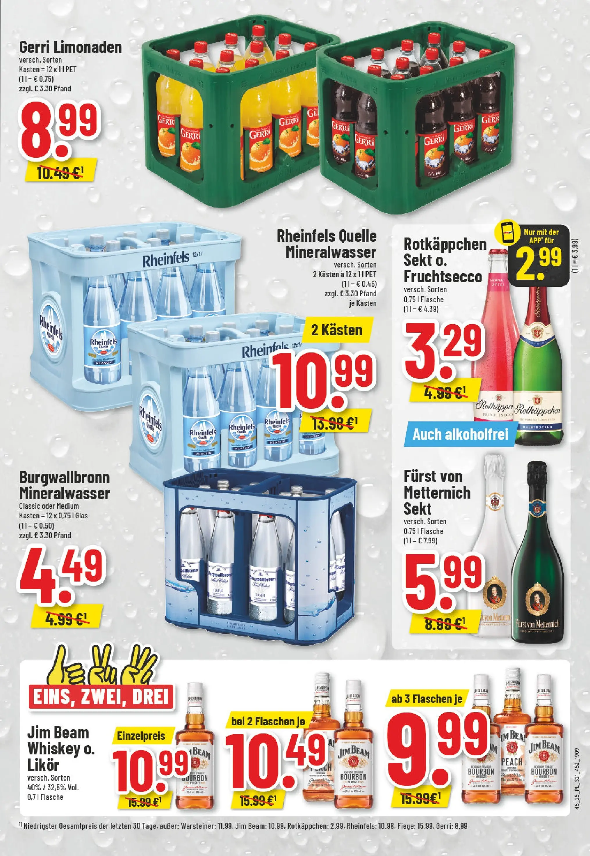 Edeka prospekt Moers-Rheinkamp	 (ab 10.11.2025) » Angebote Online | Seite: 21 | Produkte: Sekt, Likör, Rotkäppchen, Rheinfels quelle