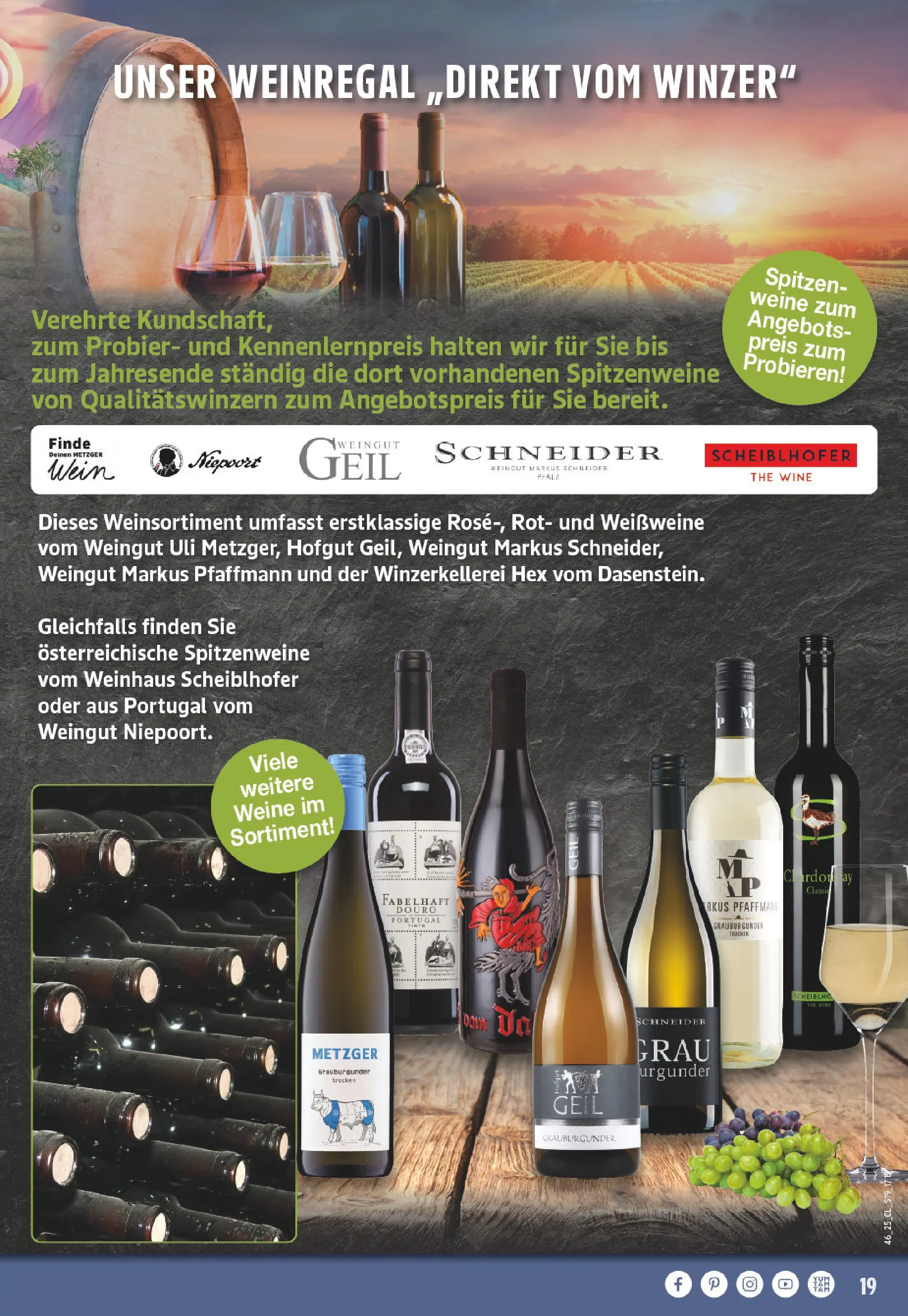 Edeka prospekt Lünen-Brambauer	 (ab 10.11.2025) » Angebote Online | Seite: 19 | Produkte: Weinregal, Wein