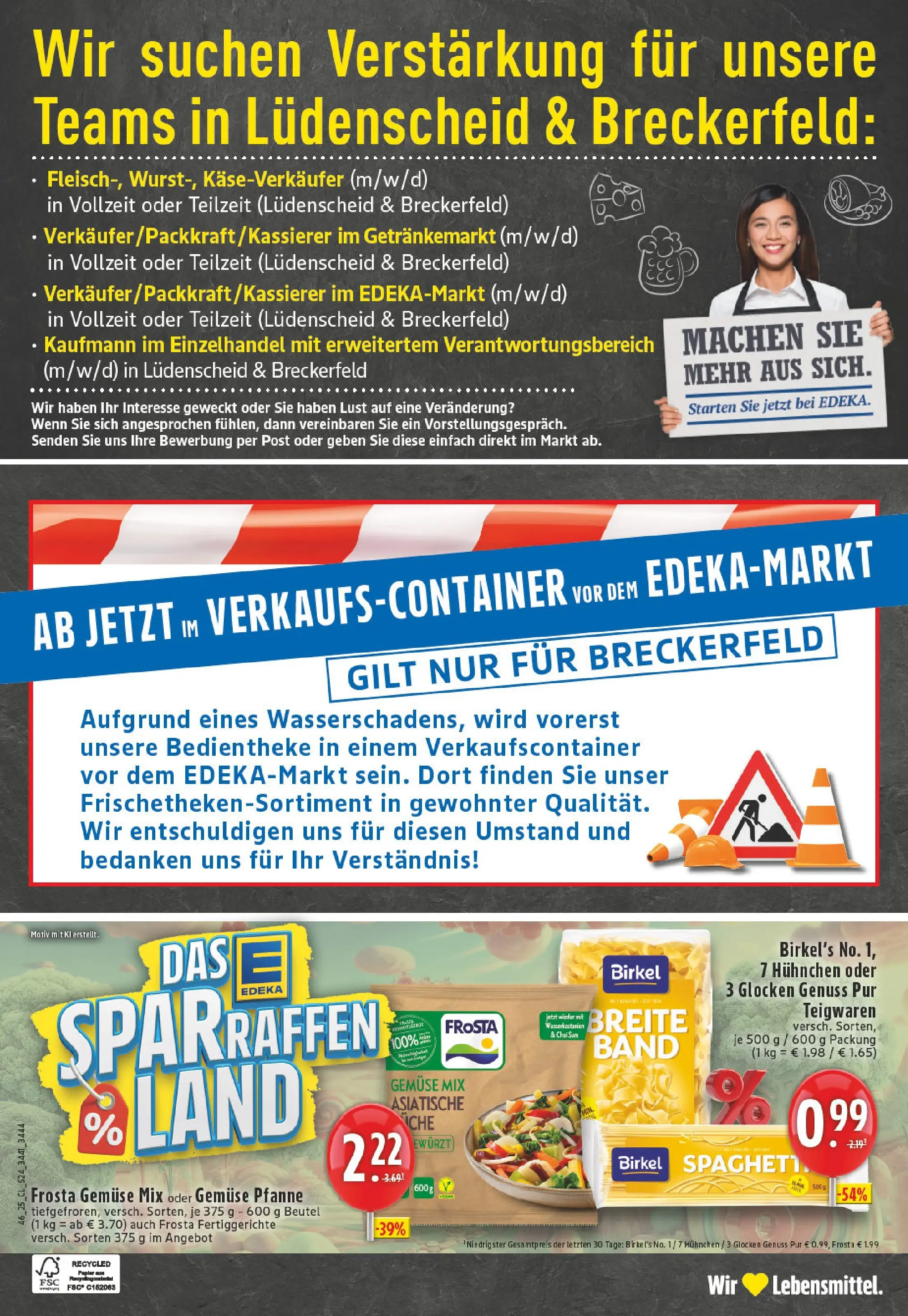 Edeka prospekt Breckerfeld	 (ab 09.11.2025) » Angebote Online | Seite: 24 | Produkte: Küche, Frosta, Gemüse, Fertiggerichte