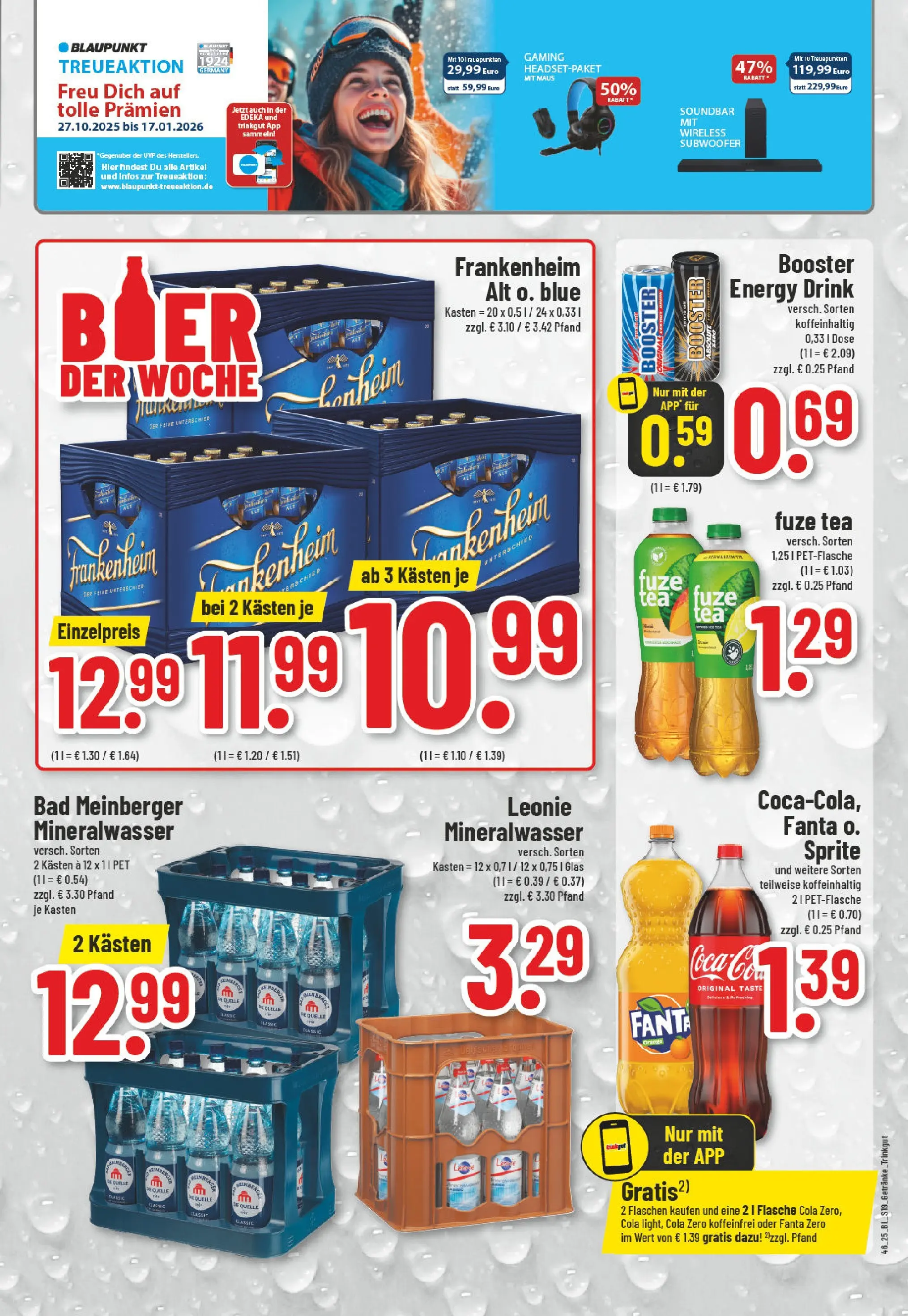 Edeka prospekt Everswinkel	 (ab 09.11.2025) » Angebote Online | Seite: 19 | Produkte: Fuze tea, Bad, Headset, Maus