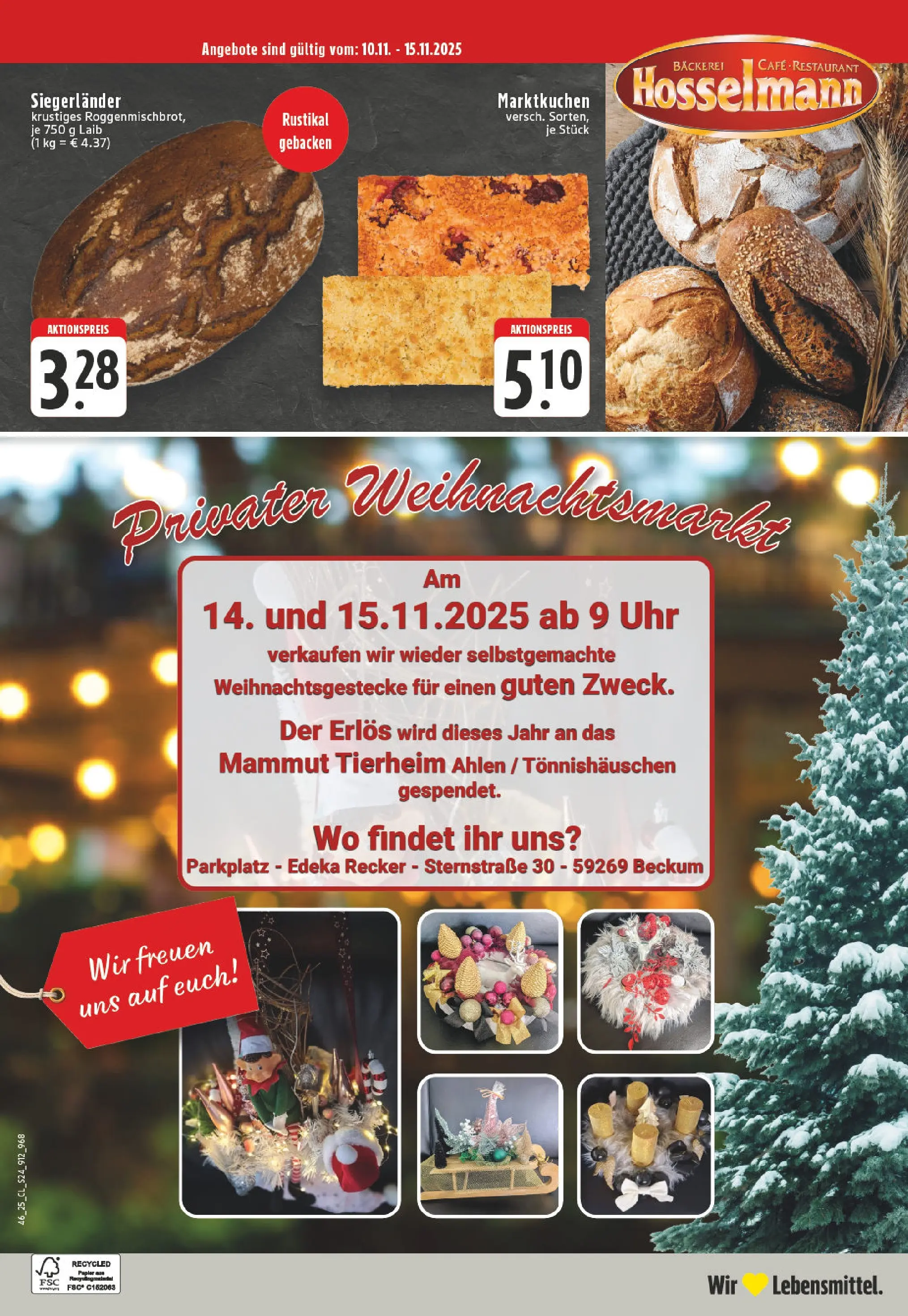 Edeka prospekt Beckum - Neubeckum	 (ab 10.11.2025) » Angebote Online | Seite: 24 | Produkte: Bäckerei, Uhr