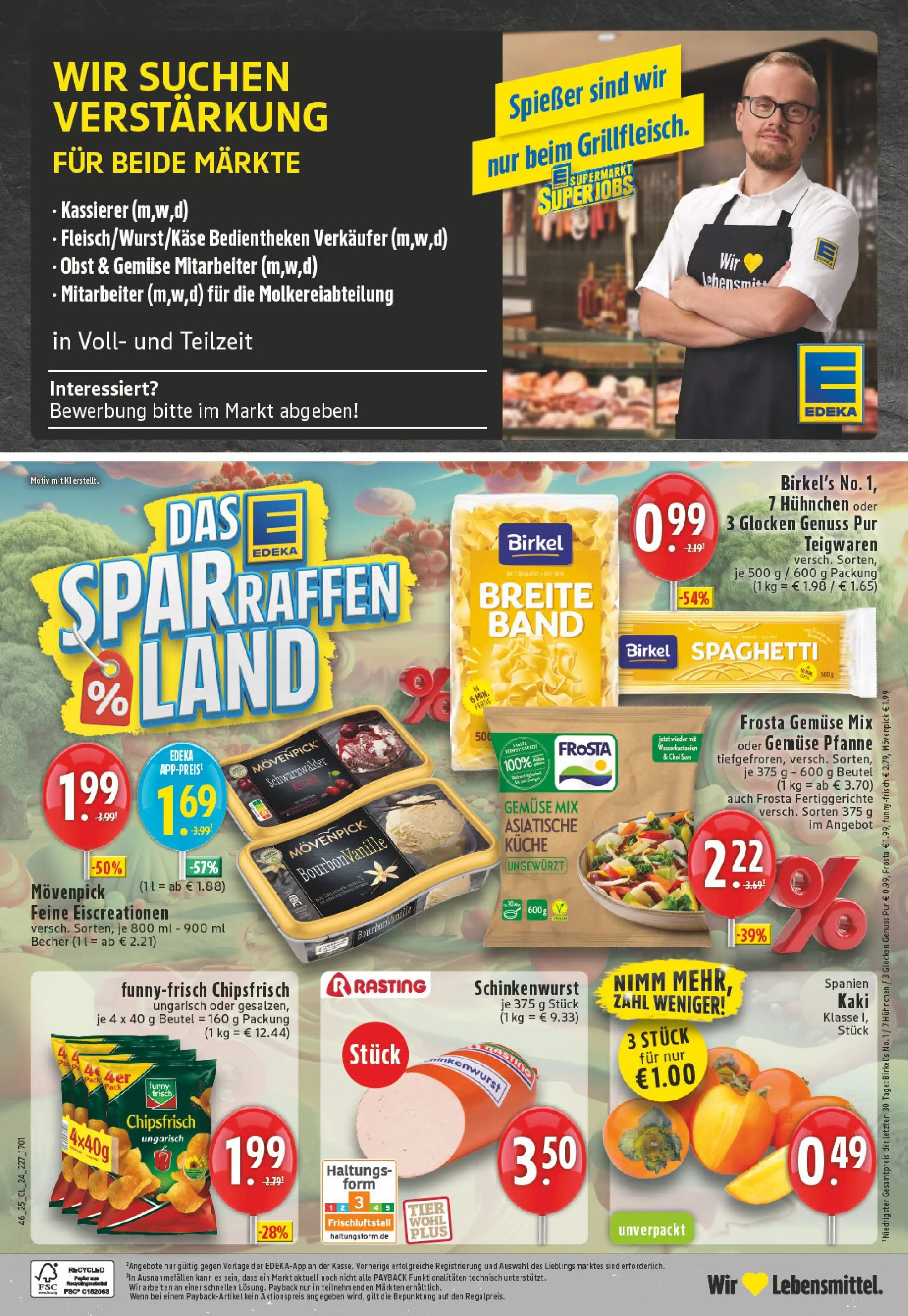 Edeka prospekt Leichlingen-Witzhelden	 (ab 09.11.2025) » Angebote Online | Seite: 24 | Produkte: Funny frisch, Obst, Kaki, Pasta