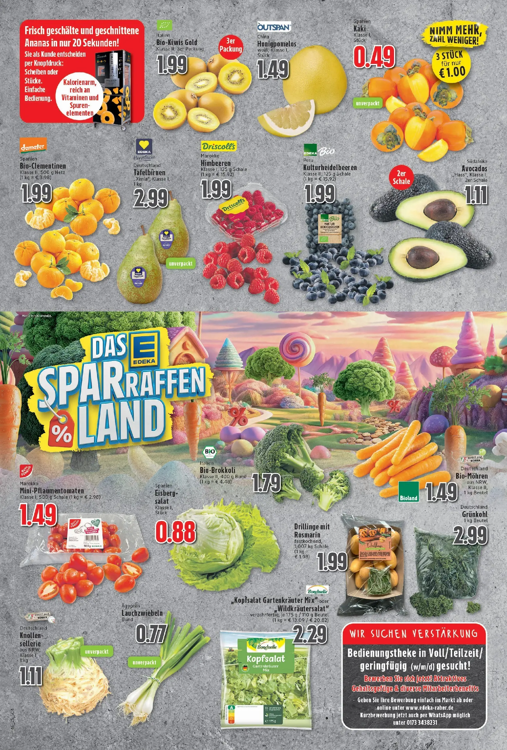 Edeka prospekt Neukirchen-Vluyn	 (ab 10.11.2025) » Angebote Online | Seite: 4 | Produkte: Heidelbeeren, Kaki, Kiwi, Salat