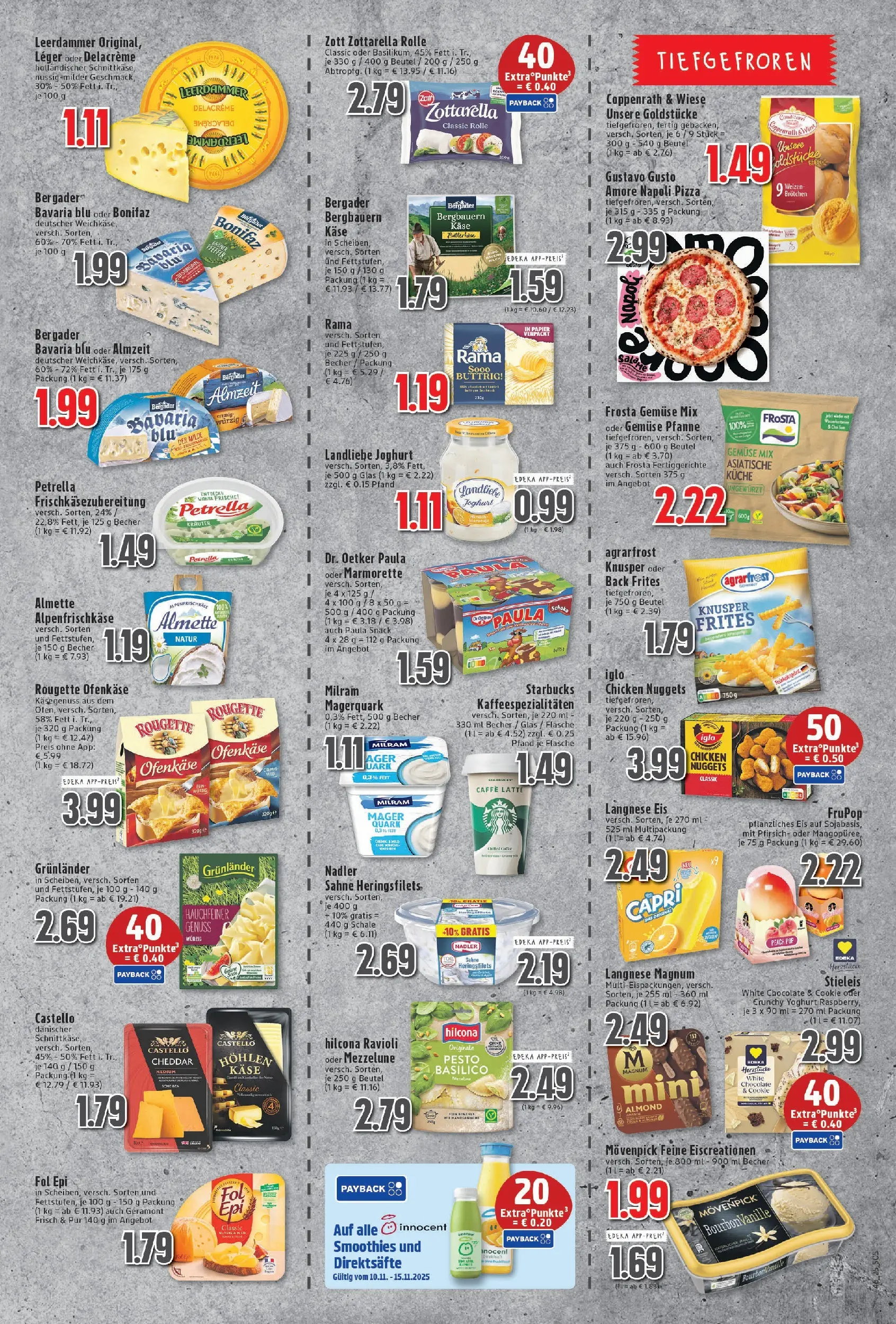 Edeka prospekt Neukirchen-Vluyn	 (ab 10.11.2025) » Angebote Online | Seite: 5 | Produkte: Geramont, Käse, Joghurt, Pudding