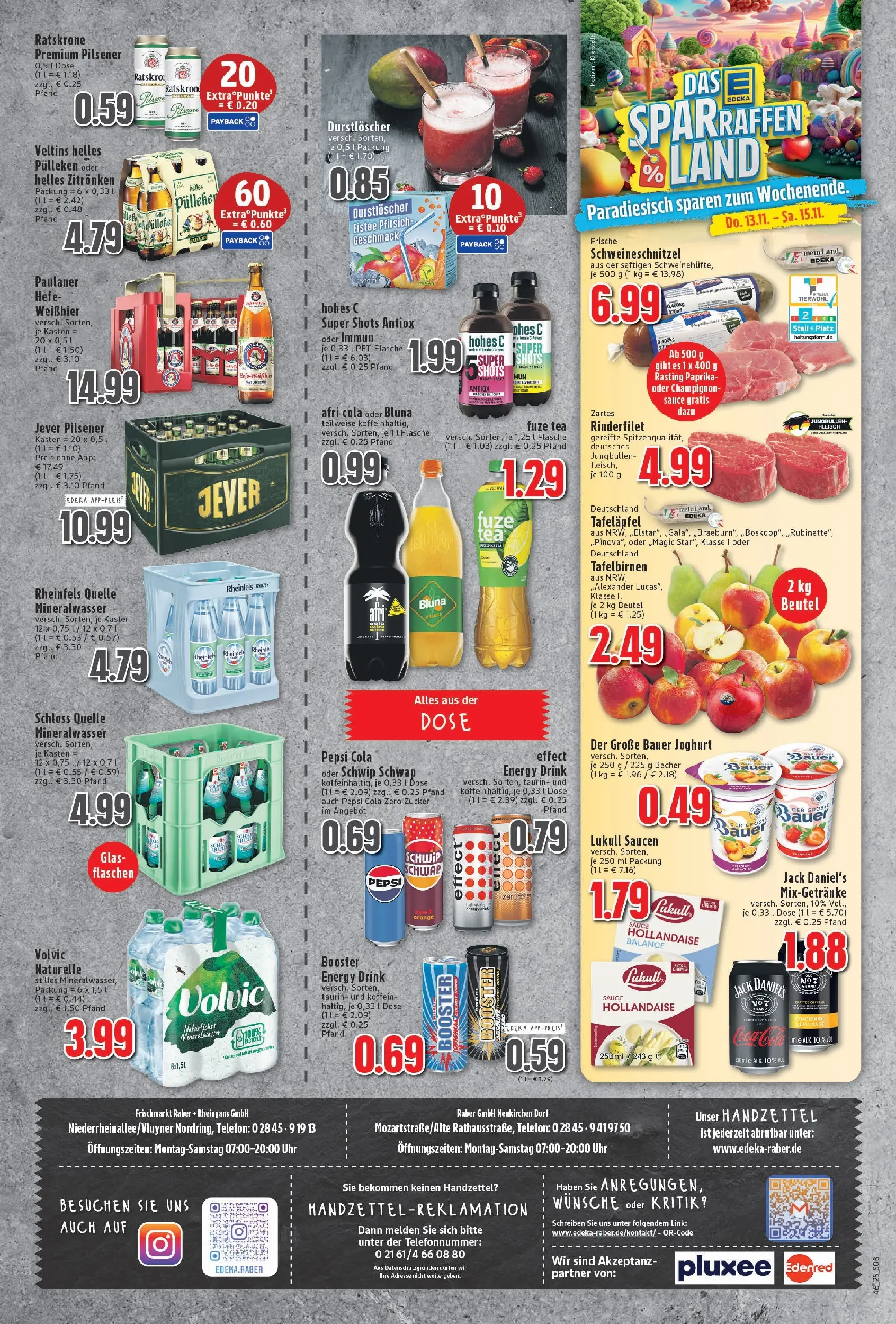 Edeka prospekt Neukirchen-Vluyn	 (ab 10.11.2025) » Angebote Online | Seite: 8 | Produkte: Helles pulleken, Rinderfilet, Fleisch, Veltins