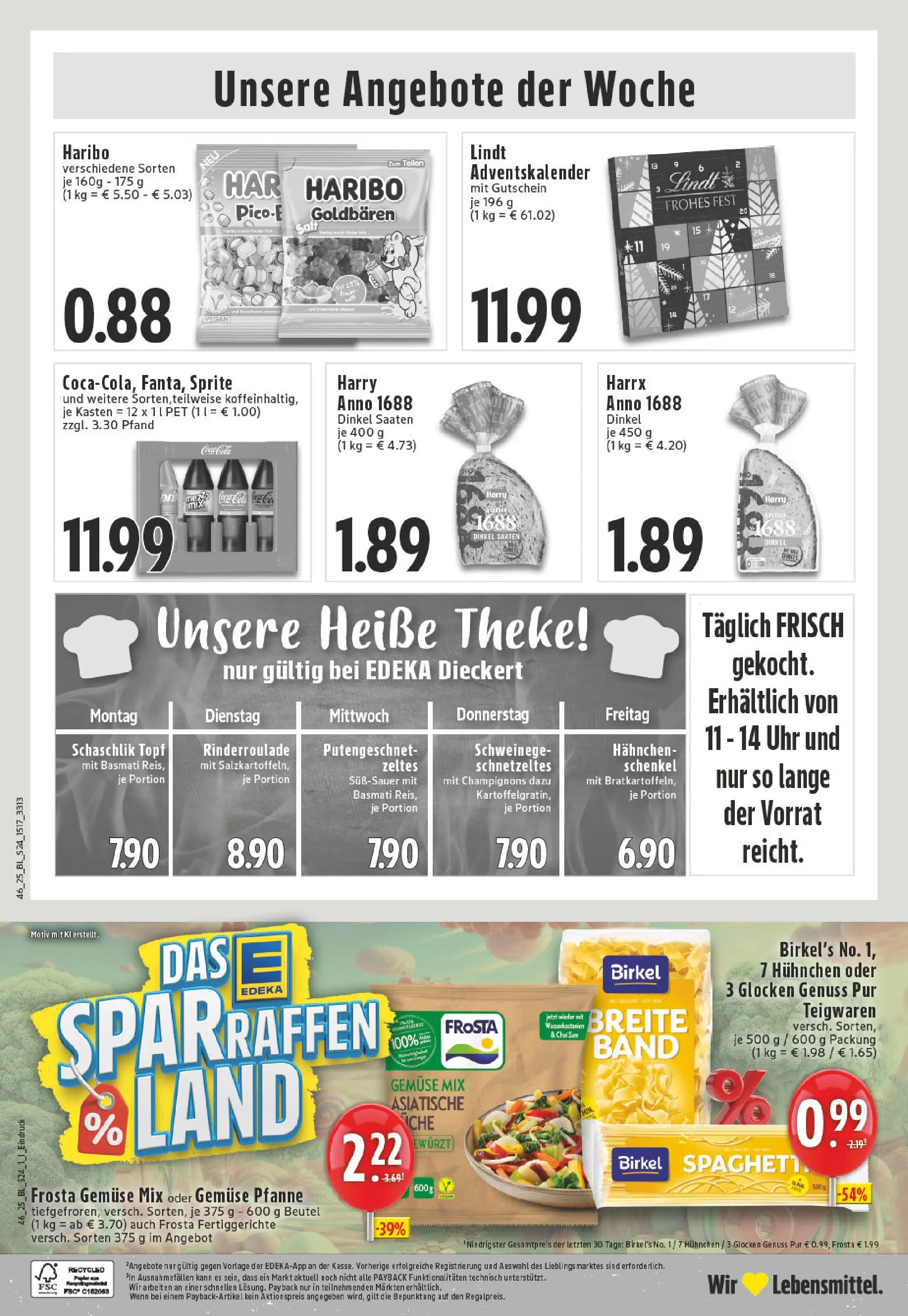 Edeka prospekt Heinsberg	 (ab 10.11.2025) » Angebote Online | Seite: 24 | Produkte: Sprite, Theke, Pasta, Lindt