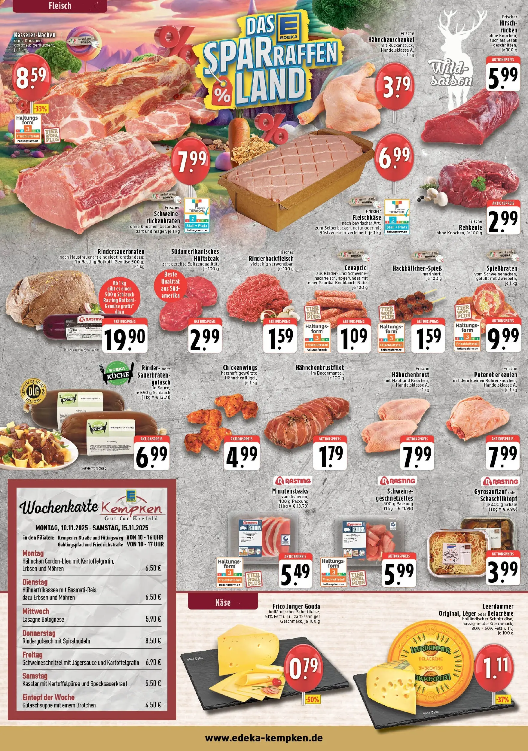 Edeka prospekt Krefeld	 (ab 09.11.2025) » Angebote Online | Seite: 2 | Produkte: Rotkohl, Cevapcici, Mohren, Hahnchenbrust