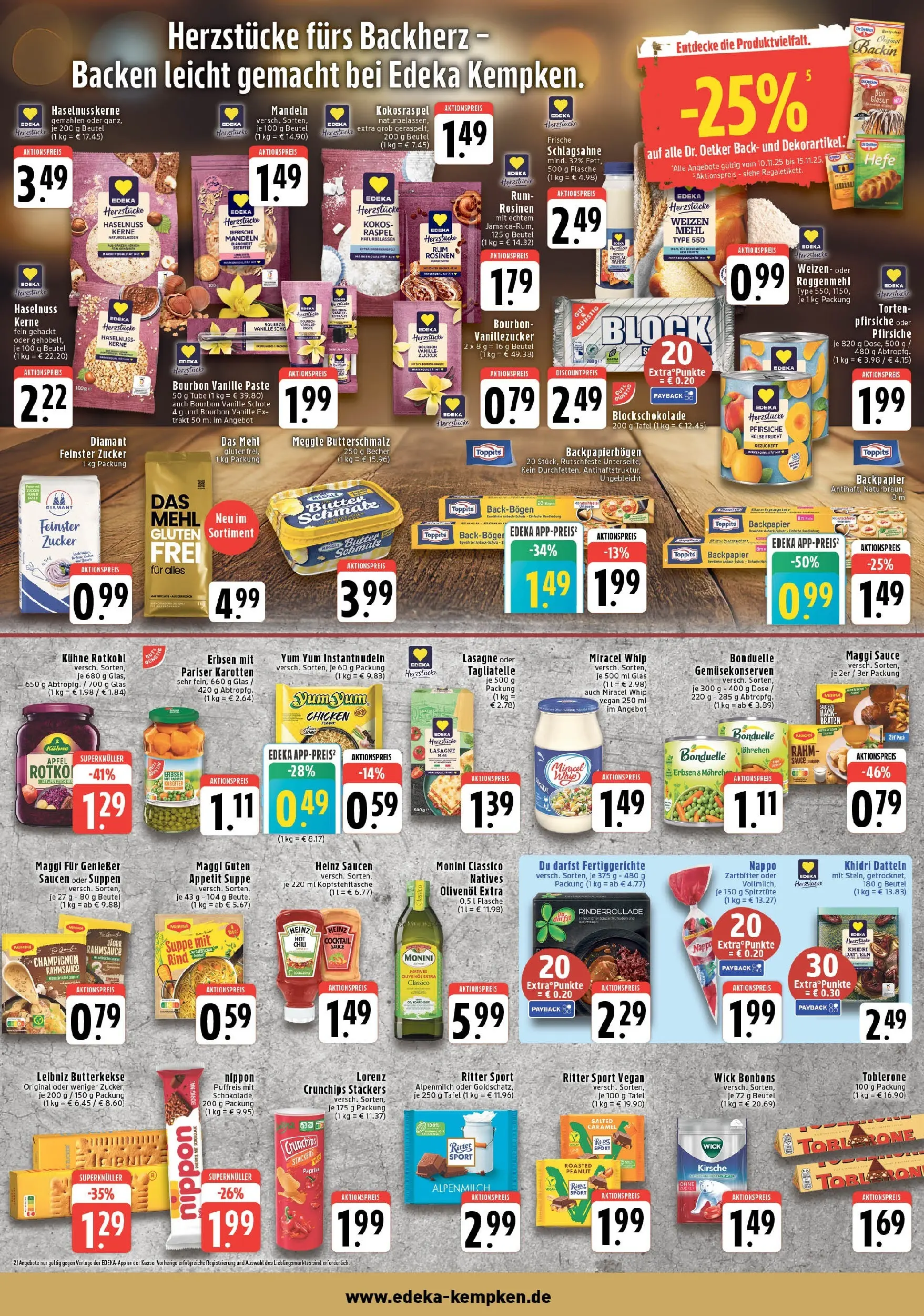 Edeka prospekt Krefeld	 (ab 09.11.2025) » Angebote Online | Seite: 5 | Produkte: Mehl, Maggi, Rum, Fertiggerichte