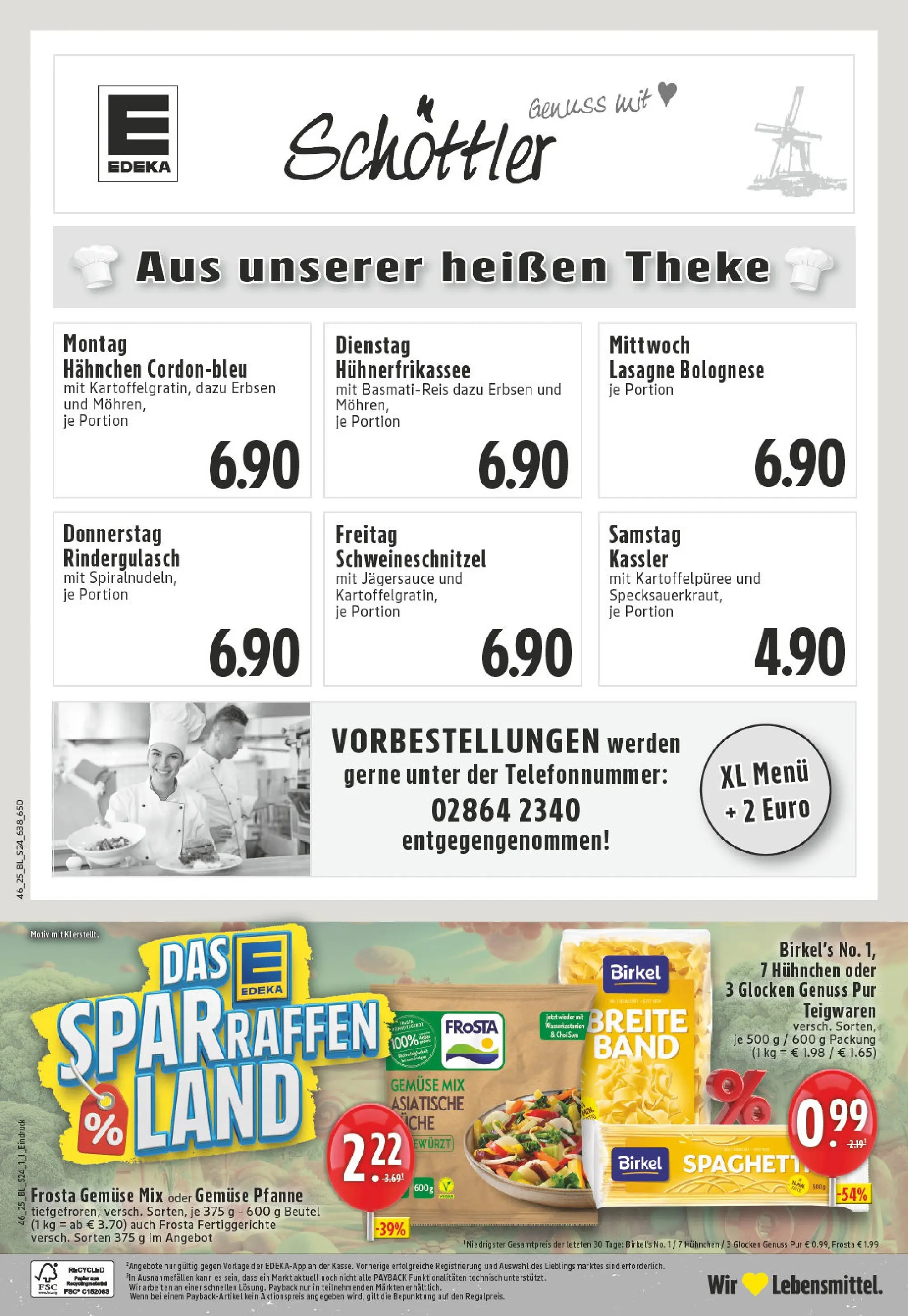 Edeka prospekt Reken	 (ab 10.11.2025) » Angebote Online | Seite: 24 | Produkte: Theke, Mohren, Gemüse, Erbsen