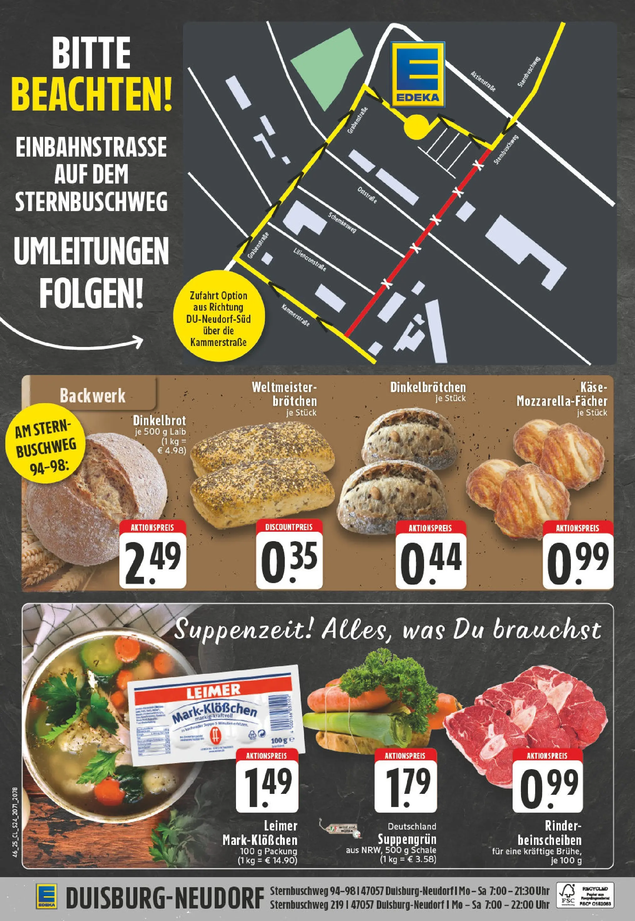 Edeka prospekt Duisburg	 (ab 09.11.2025) » Angebote Online | Seite: 24 | Produkte: Käse, Uhr