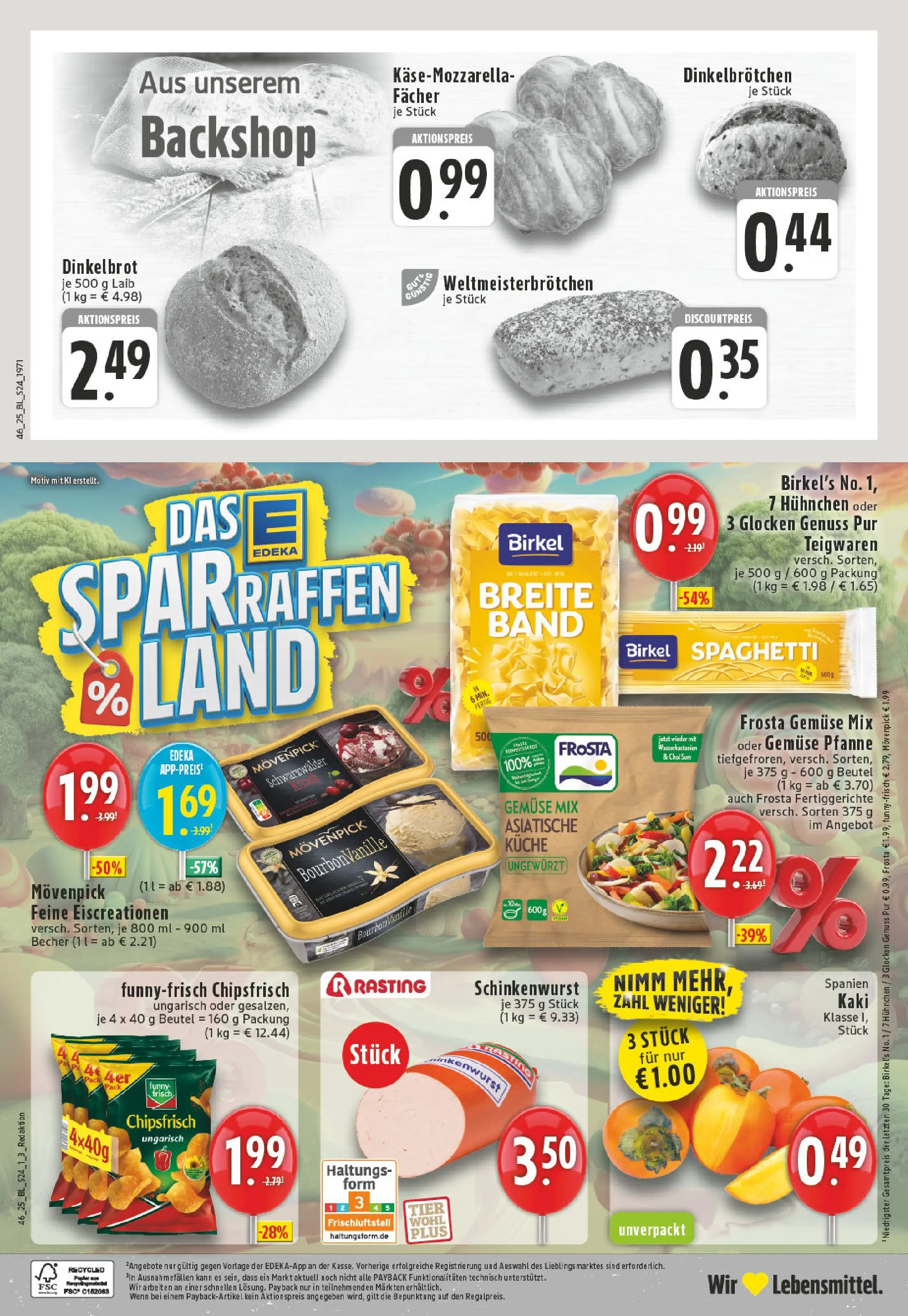 Edeka prospekt Altena	 (ab 10.11.2025) » Angebote Online | Seite: 24 | Produkte: Funny frisch, Küche, Pasta, Chips