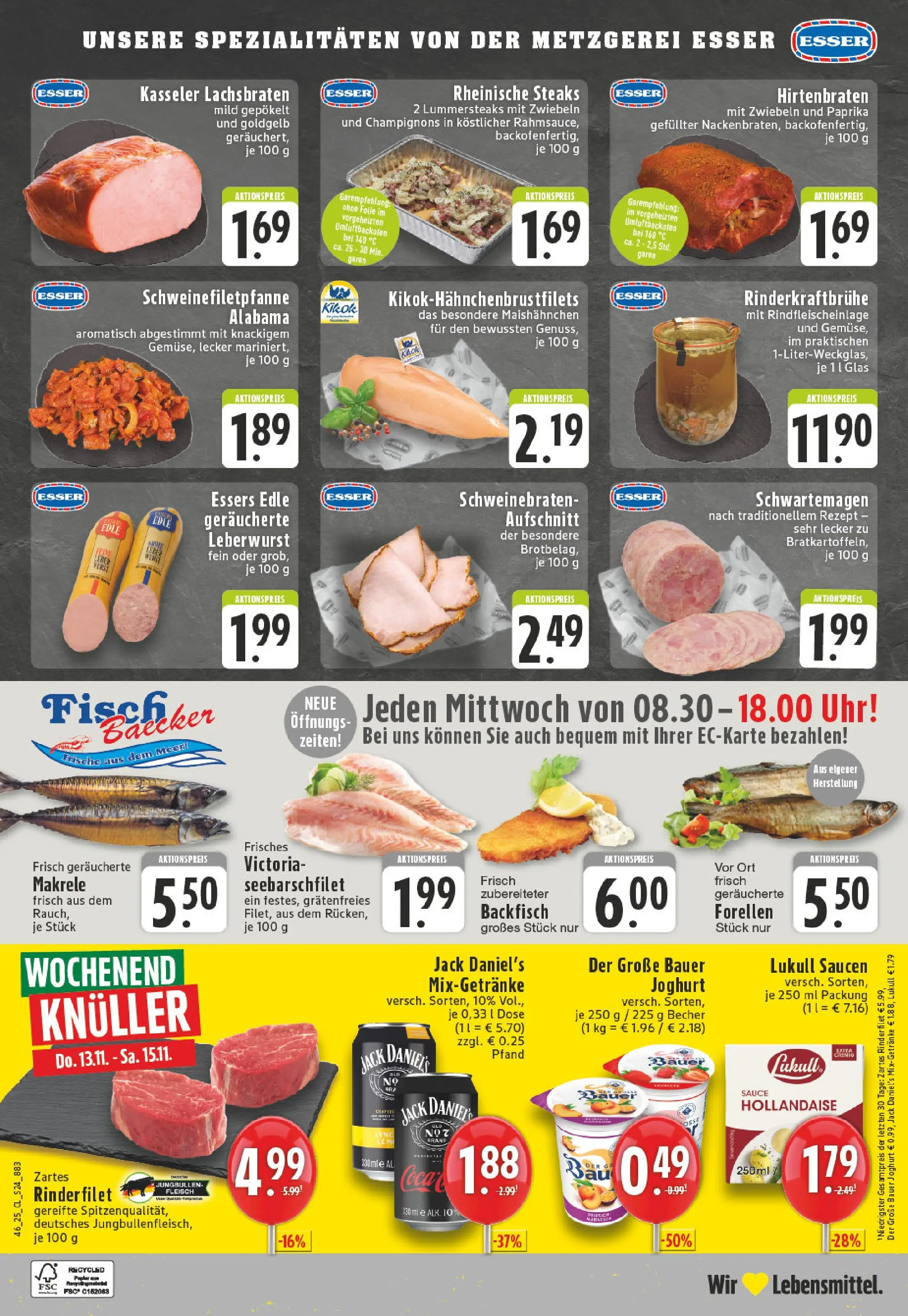 Edeka prospekt Erkelenz	 (ab 09.11.2025) » Angebote Online | Seite: 24 | Produkte: Joghurt, Champignons, Zwiebeln, Fleisch