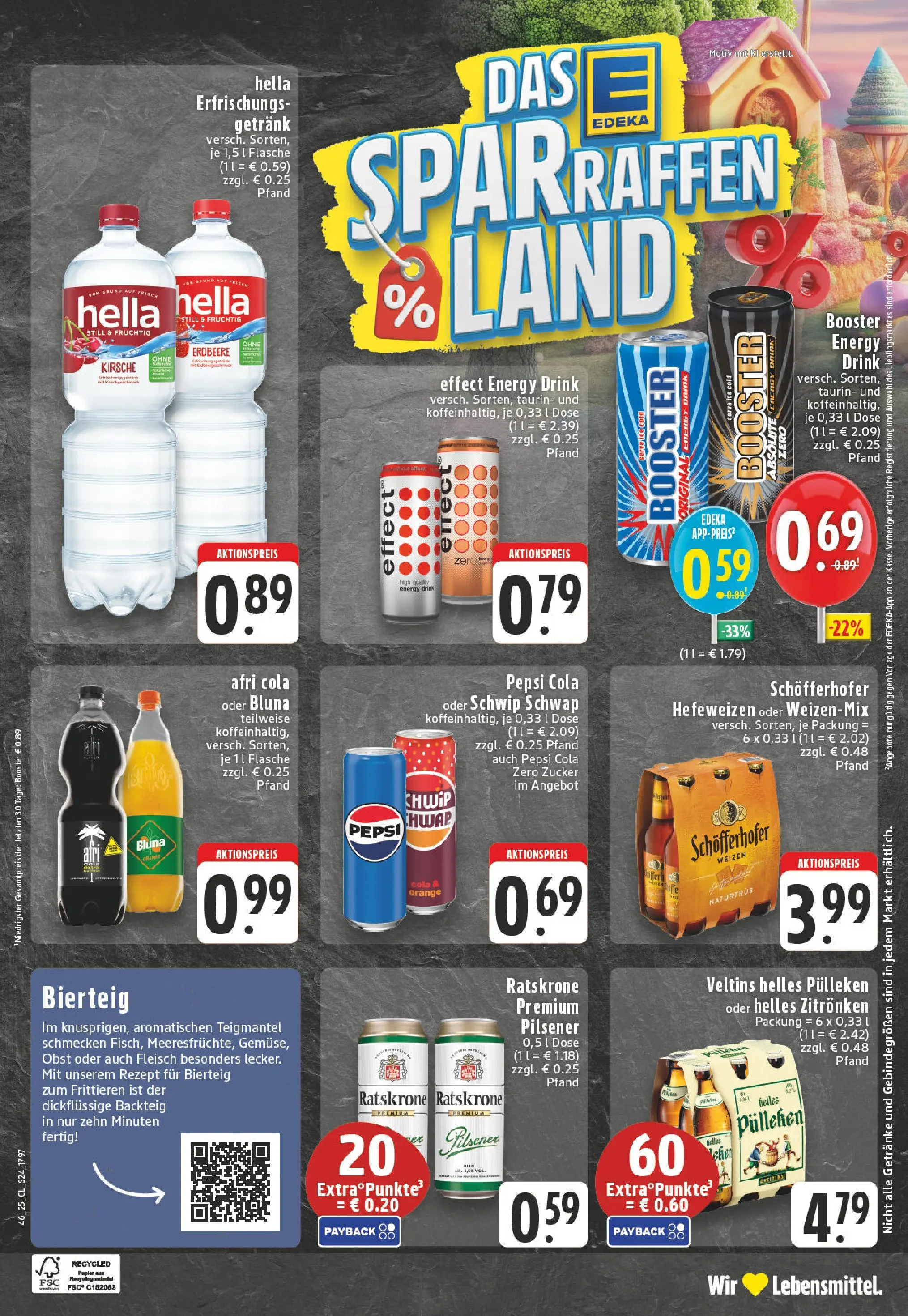 Edeka prospekt Bielefeld	 (ab 09.11.2025) » Angebote Online | Seite: 24 | Produkte: Zucker, Pepsi, Fleisch, Veltins