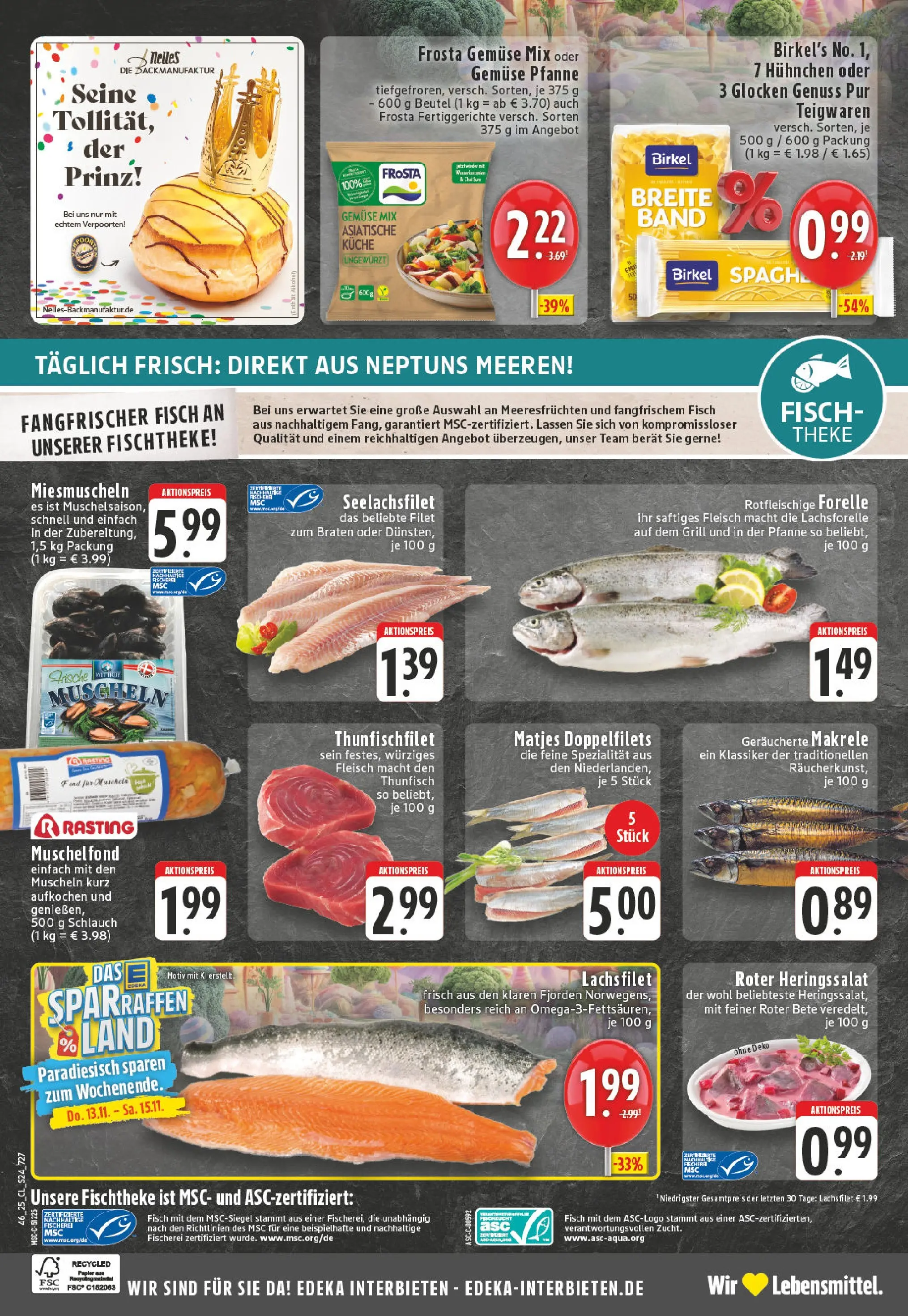 Edeka prospekt Weilerswist	 (ab 10.11.2025) » Angebote Online | Seite: 24 | Produkte: Grill, Theke, Frosta, Pasta