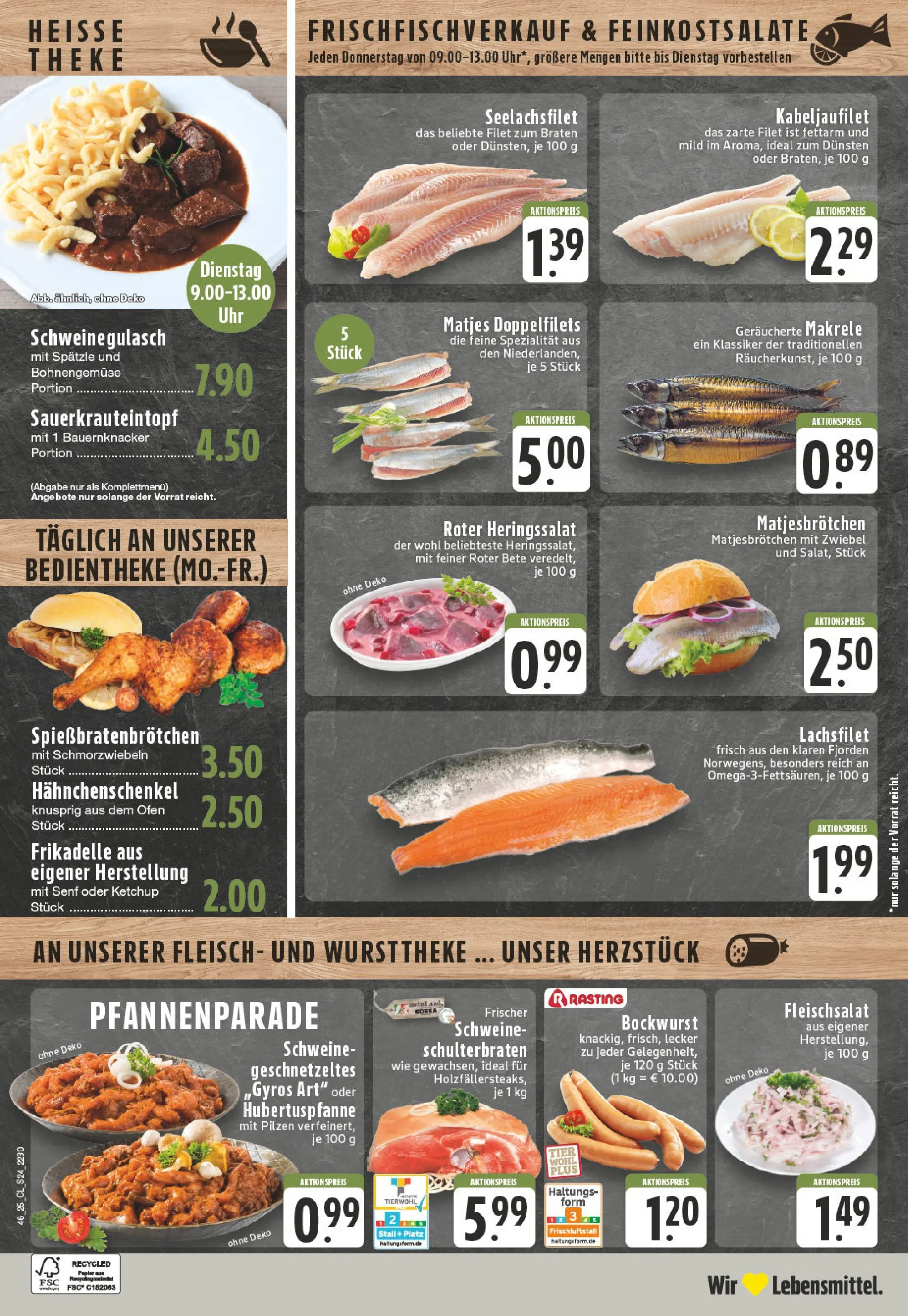 Edeka prospekt Leverkusen	 (ab 10.11.2025) » Angebote Online | Seite: 24 | Produkte: Bockwurst, Ofen, Theke, Ketchup