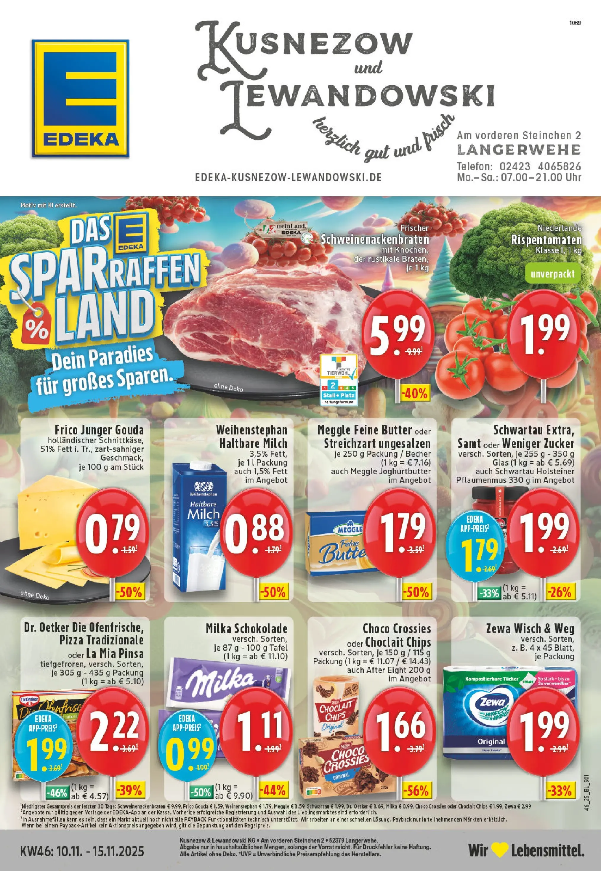 Edeka prospekt Langerwehe	 (ab 09.11.2025) » Angebote Online | Seite: 1