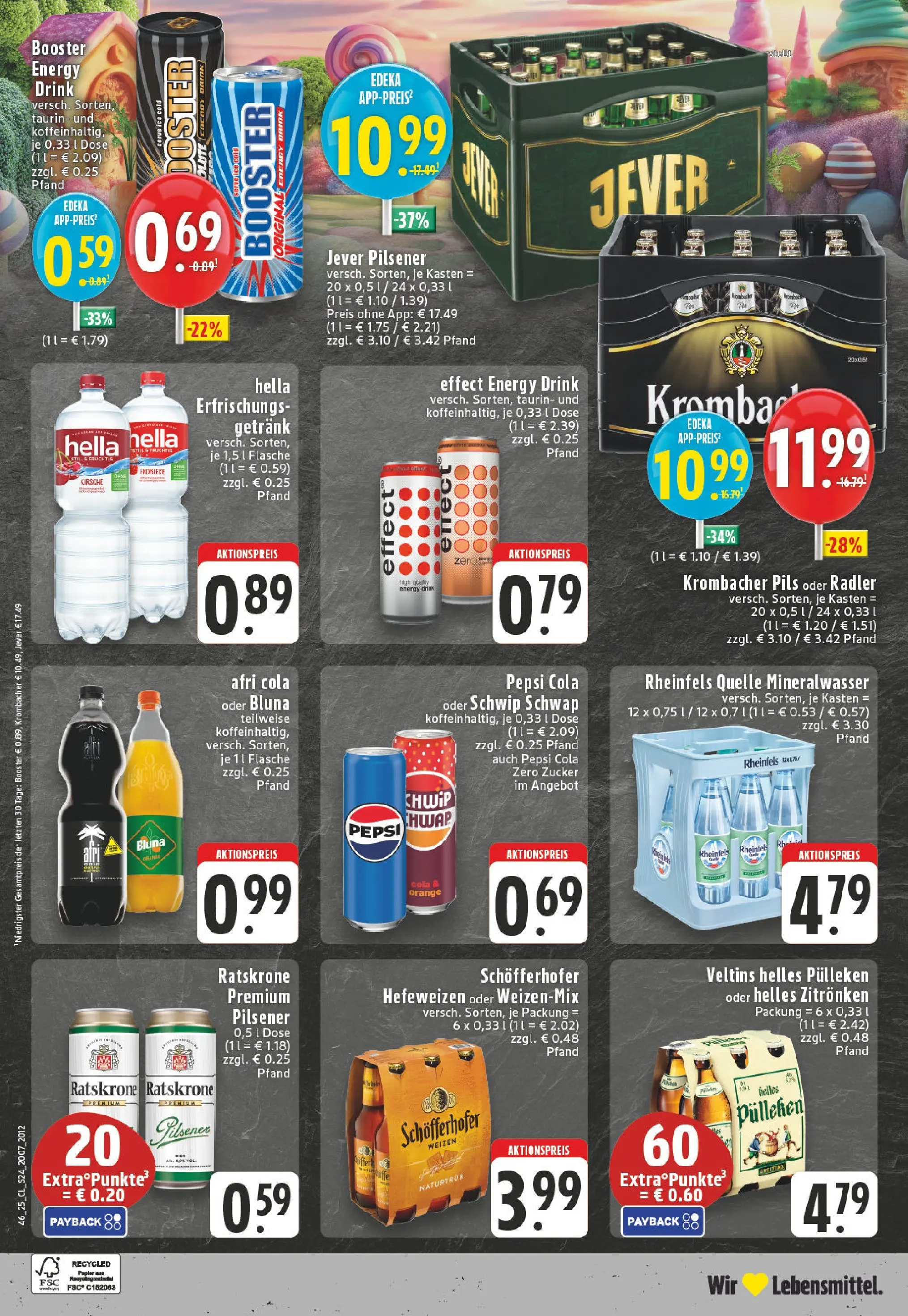 Edeka prospekt Krefeld	 (ab 10.11.2025) » Angebote Online | Seite: 24 | Produkte: Energy, Schwip schwap, Mineralwasser, Zucker