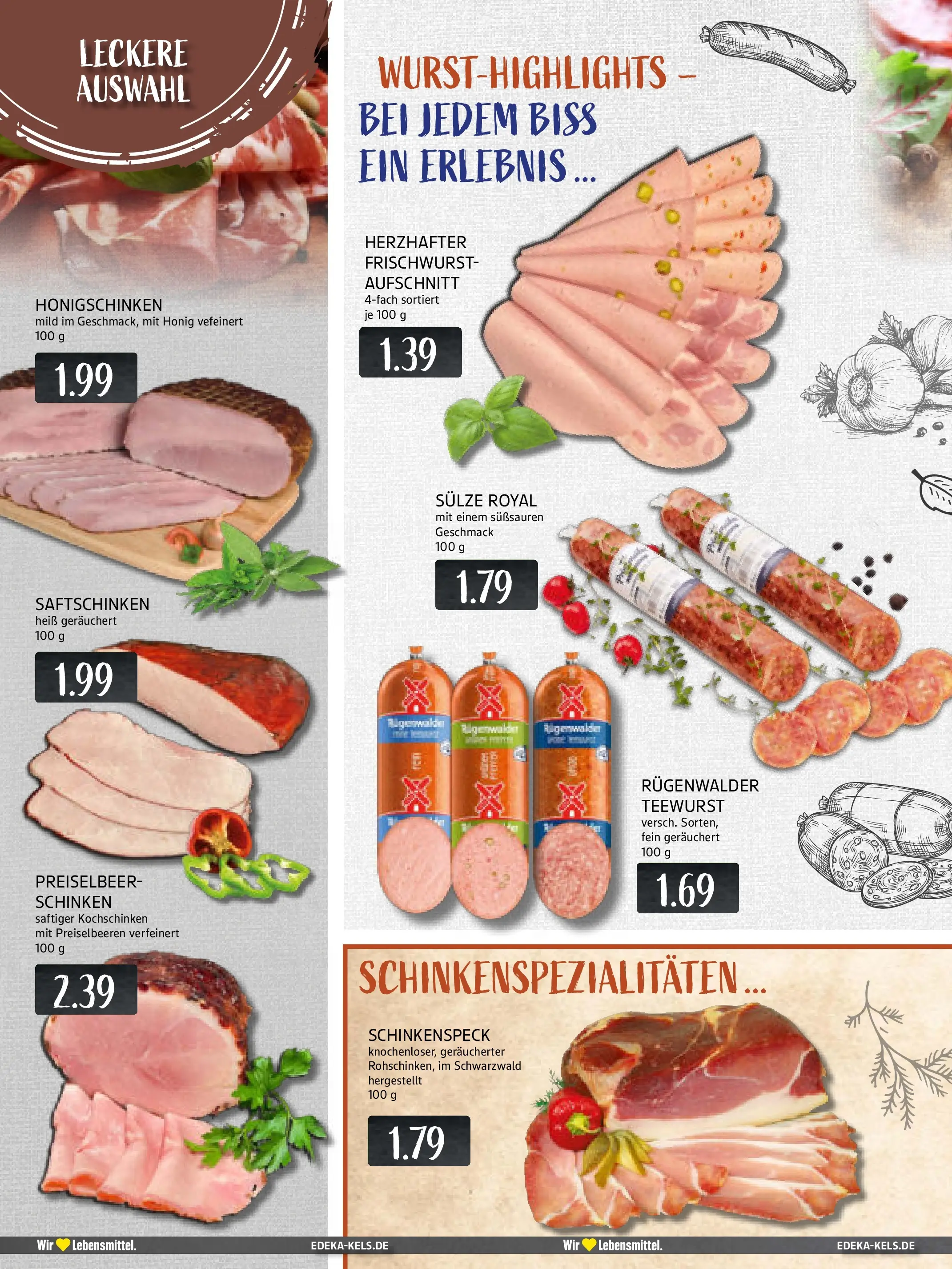 Edeka prospekt Essen	 (ab 09.11.2025) » Angebote Online | Seite: 4 | Produkte: Schinken