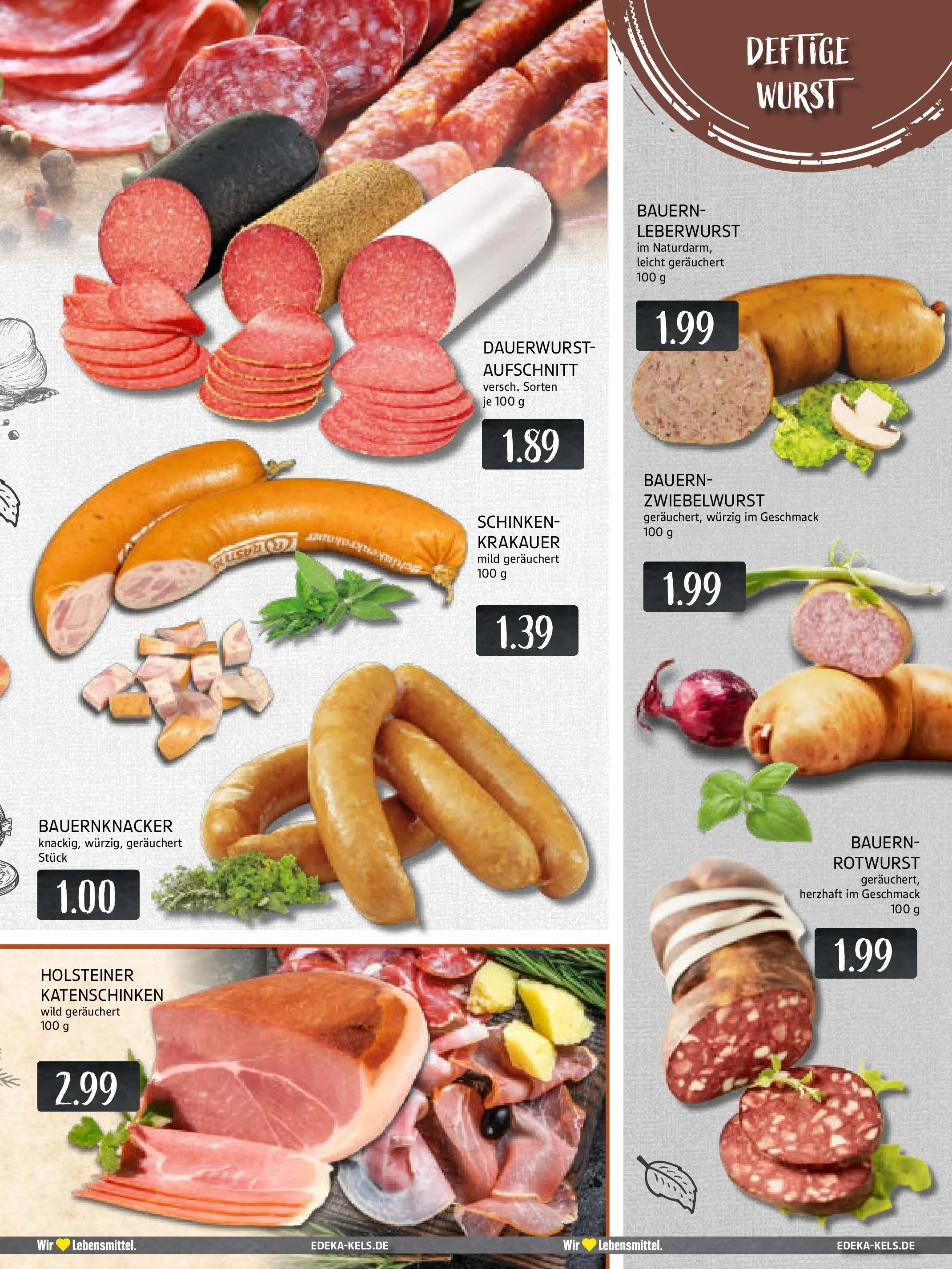 Edeka prospekt Essen	 (ab 09.11.2025) » Angebote Online | Seite: 5 | Produkte: Wurst, Schinken