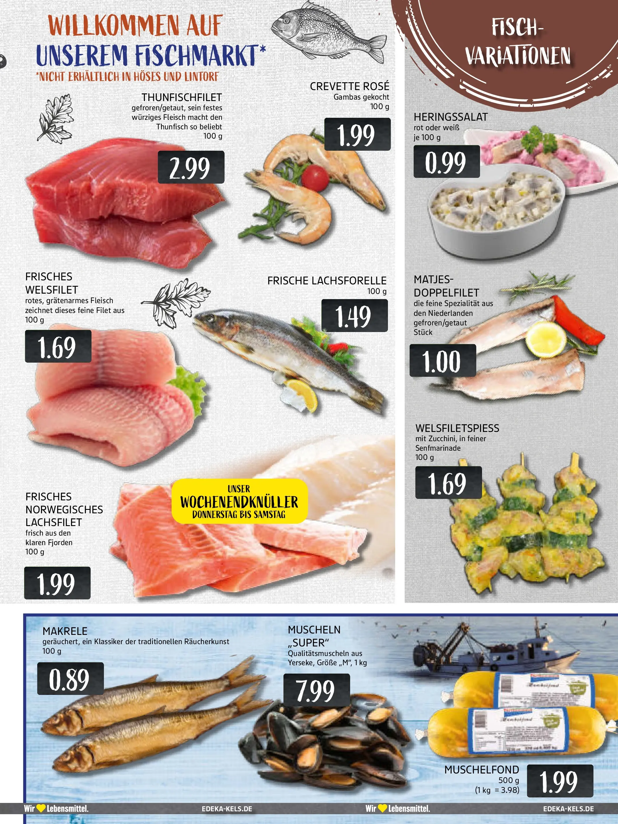 Edeka prospekt Essen	 (ab 09.11.2025) » Angebote Online | Seite: 7 | Produkte: Thunfisch, Fisch, Fleisch