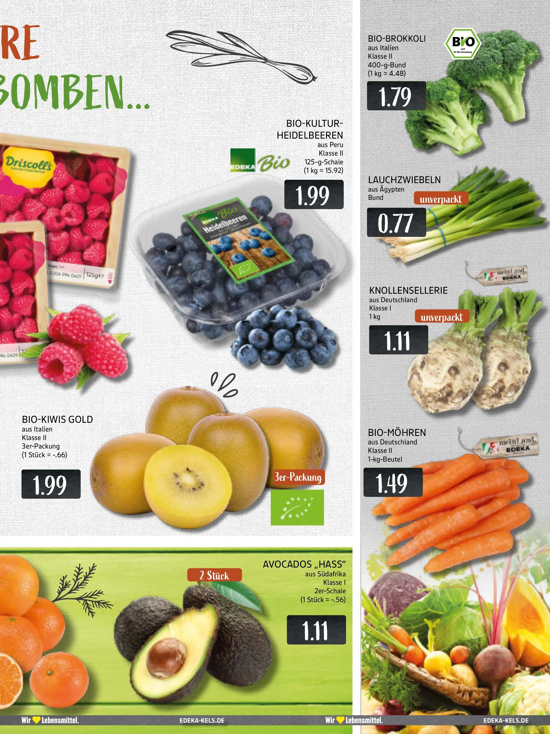 Edeka prospekt Essen	 (ab 09.11.2025) » Angebote Online | Seite: 9 | Produkte: Heidelbeeren, Avocado, Kiwi