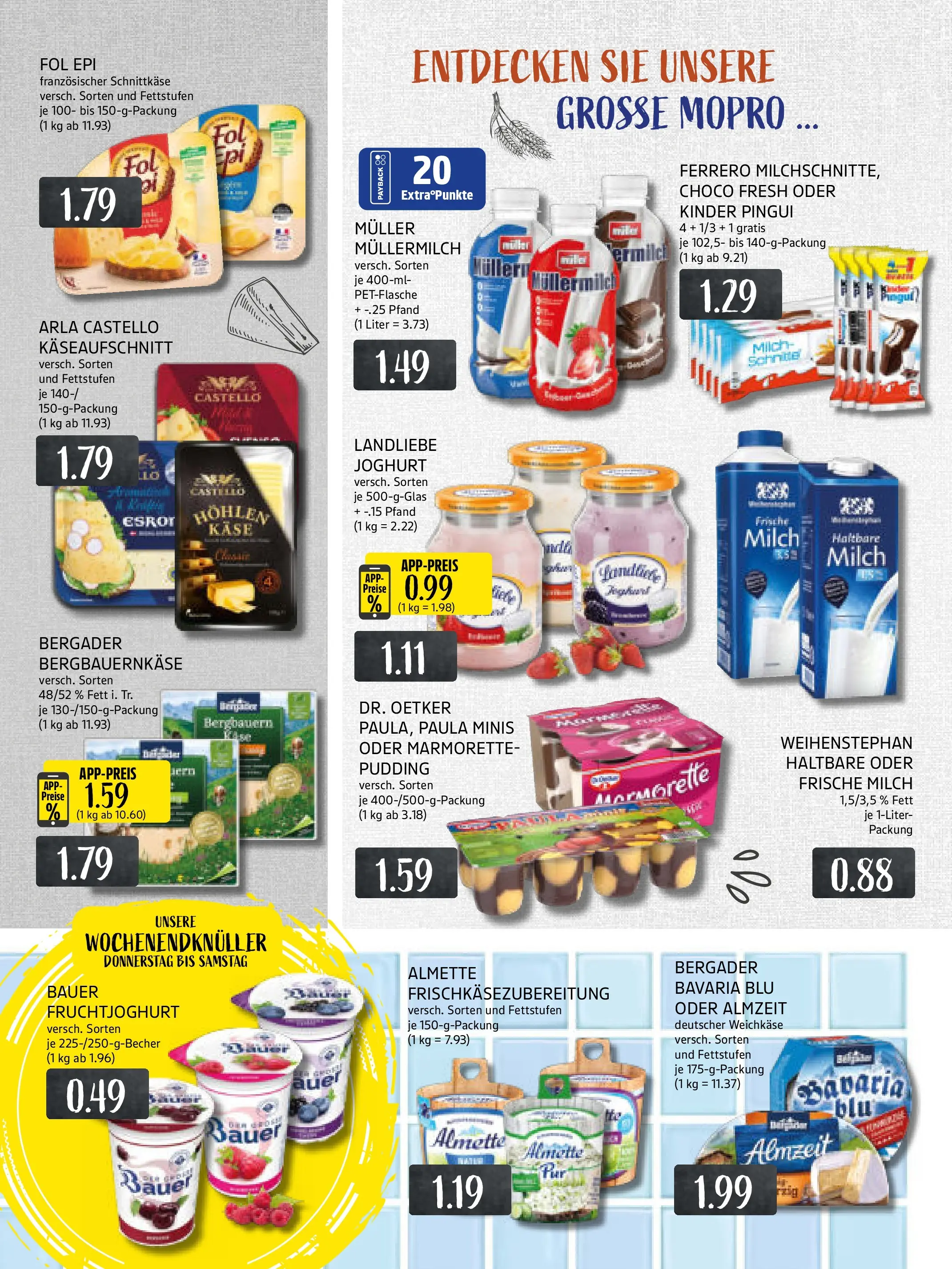 Edeka prospekt Essen	 (ab 09.11.2025) » Angebote Online | Seite: 10 | Produkte: Almette, Joghurt, Landliebe joghurt, Müllermilch