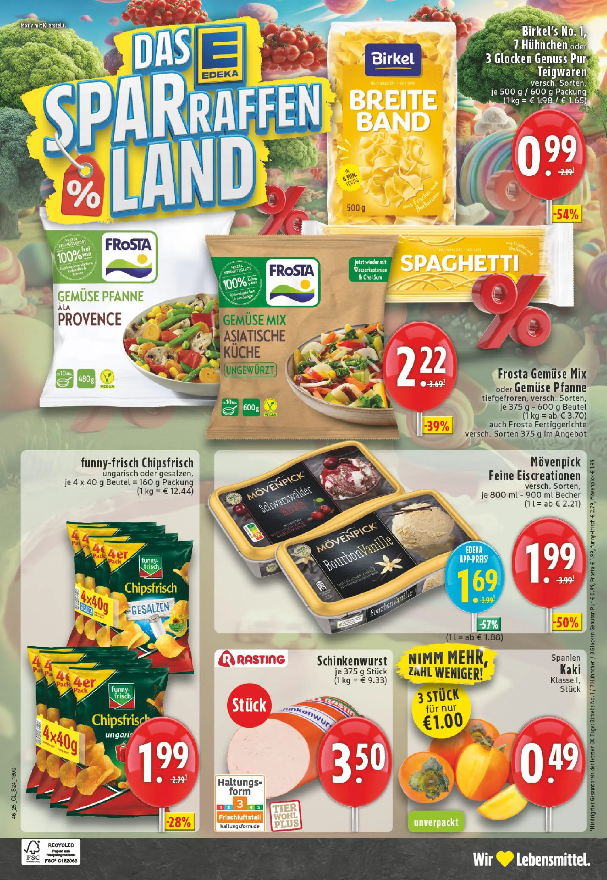 Edeka prospekt Borgholzhausen	 (ab 10.11.2025) » Angebote Online | Seite: 24 | Produkte: Küche, Gemüse, Pasta, Bourbon