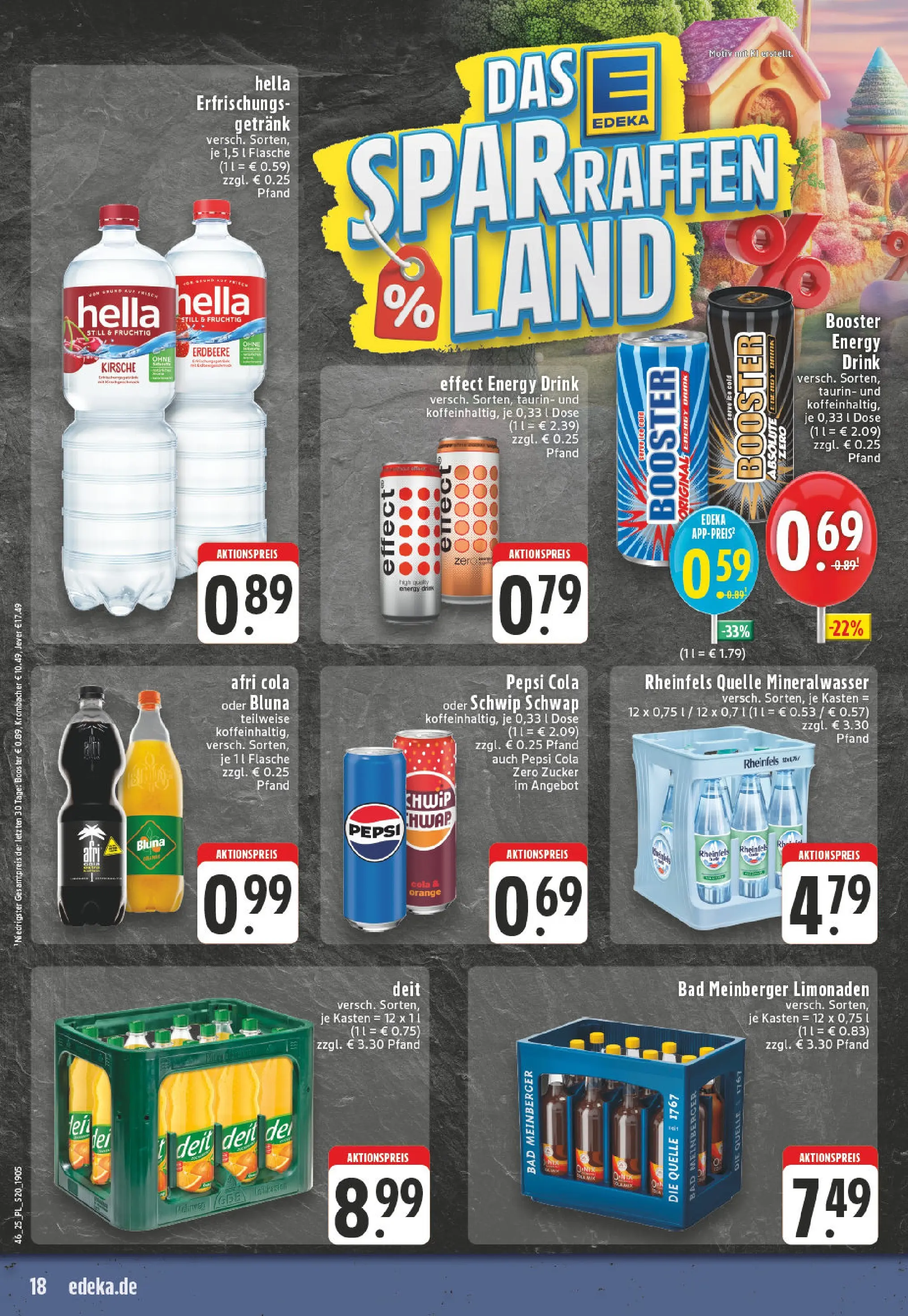 Edeka prospekt Lippstadt	 (ab 09.11.2025) » Angebote Online | Seite: 20 | Produkte: Energy, Jever, Krombacher, Pepsi