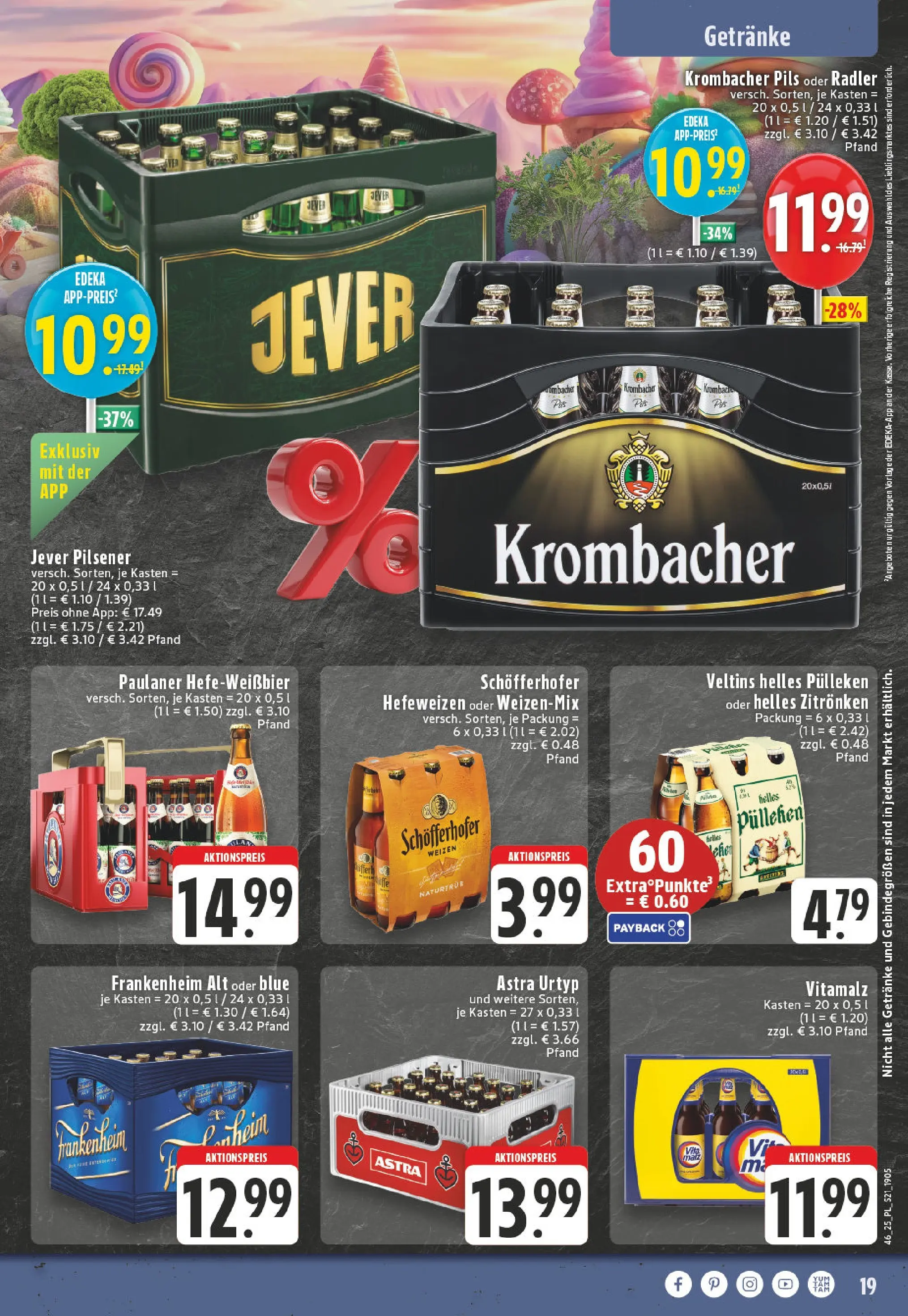 Edeka prospekt Lippstadt	 (ab 09.11.2025) » Angebote Online | Seite: 21 | Produkte: Helles pulleken, Radler, Jever, Paulaner