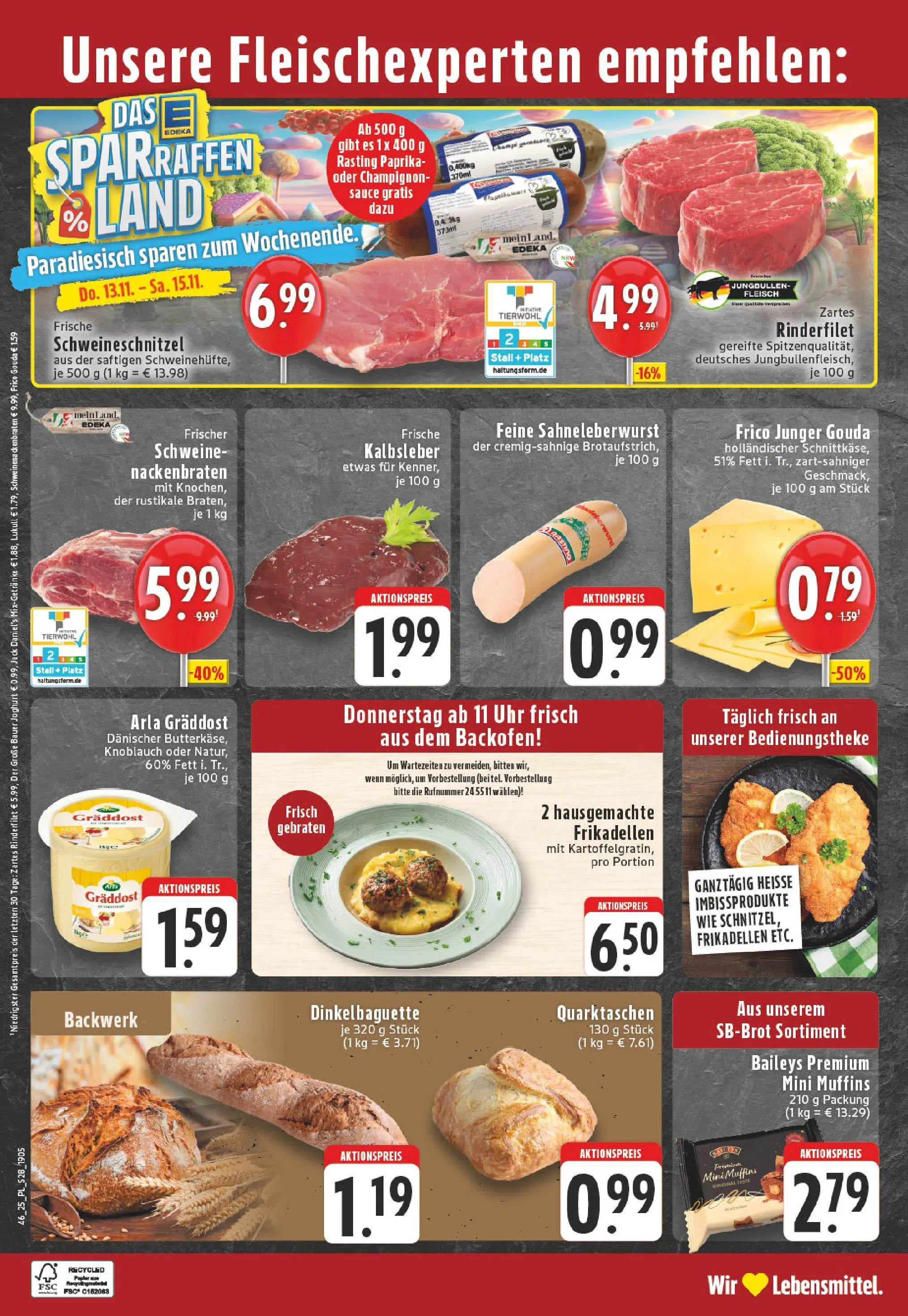 Edeka prospekt Lippstadt	 (ab 09.11.2025) » Angebote Online | Seite: 28 | Produkte: Butter, Rinderfilet, Jack Daniel's, Uhr