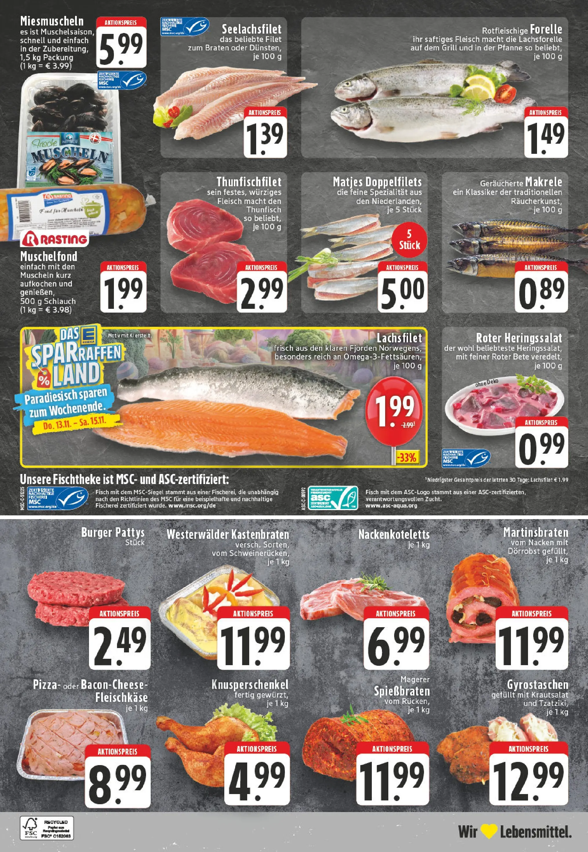 Edeka prospekt Bad Marienberg	 (ab 10.11.2025) » Angebote Online | Seite: 24 | Produkte: Grill, Burger, Pizza, Fleisch