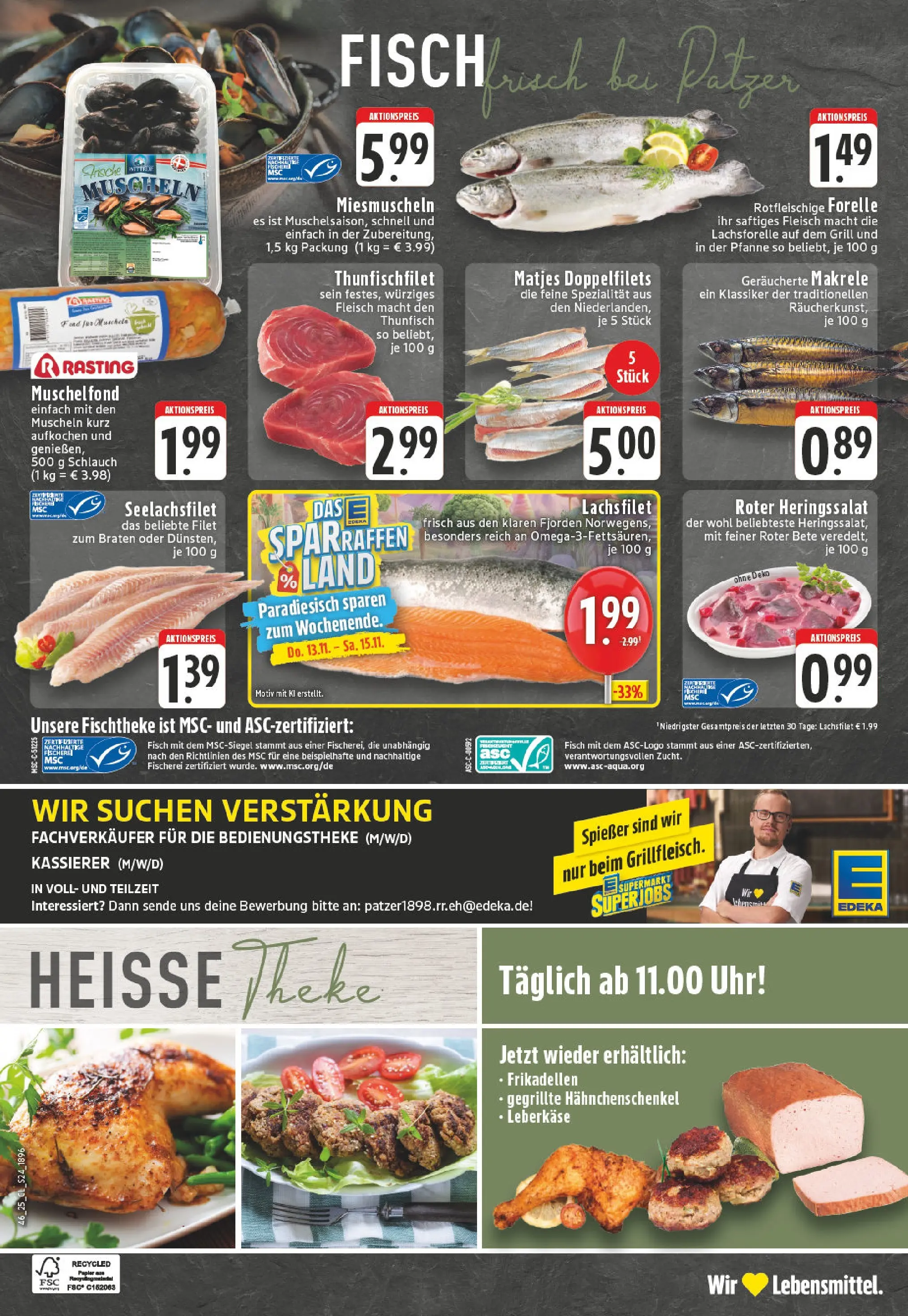 Edeka prospekt Lünen	 (ab 10.11.2025) » Angebote Online | Seite: 24 | Produkte: Grill, Theke, Uhr, Leberkase
